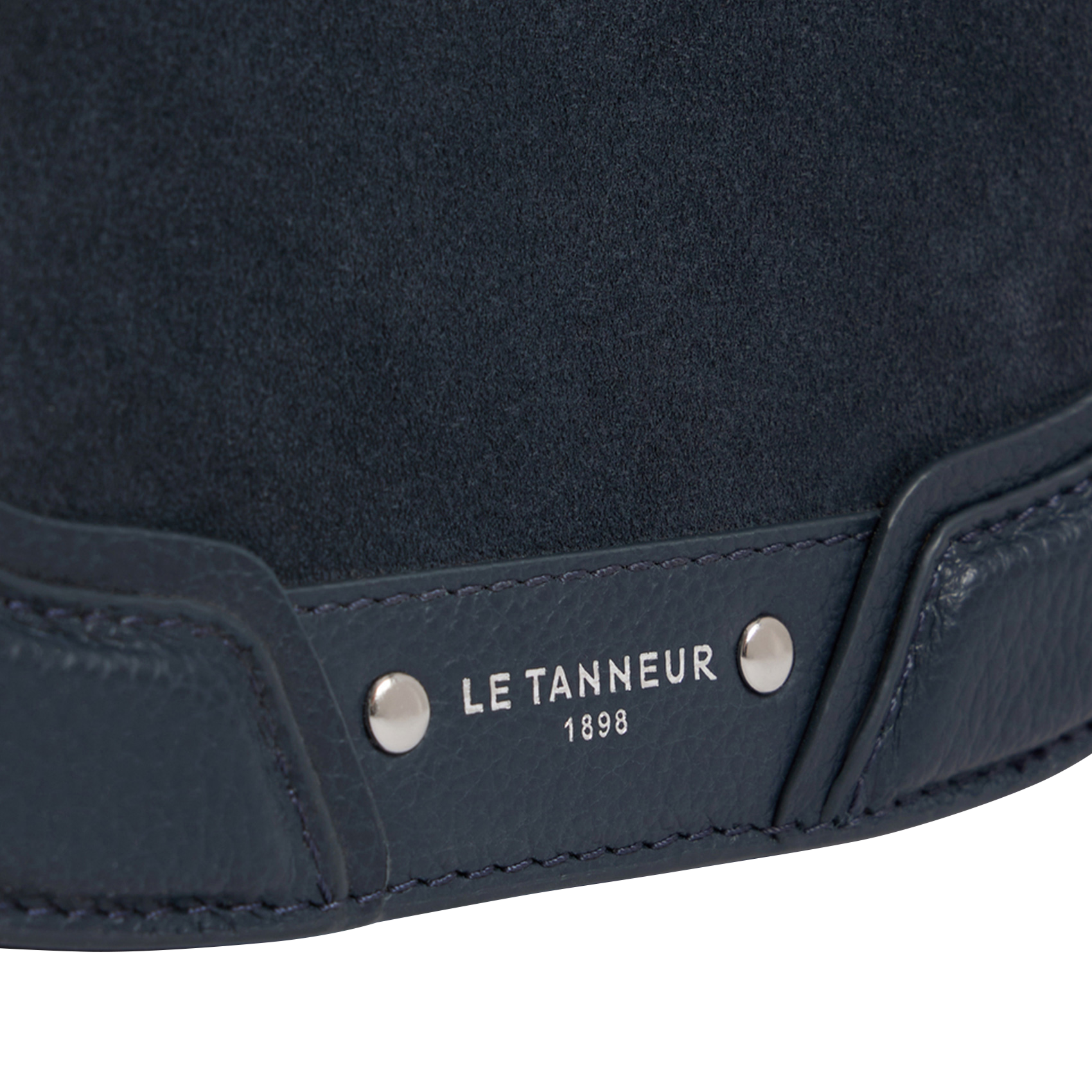 Sac bandoulière en cuir LE TANNEUR Bleu