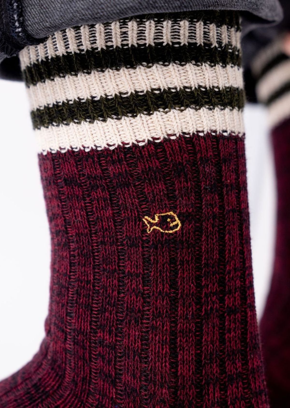 Thick cotton club socks BILLYBELT Red