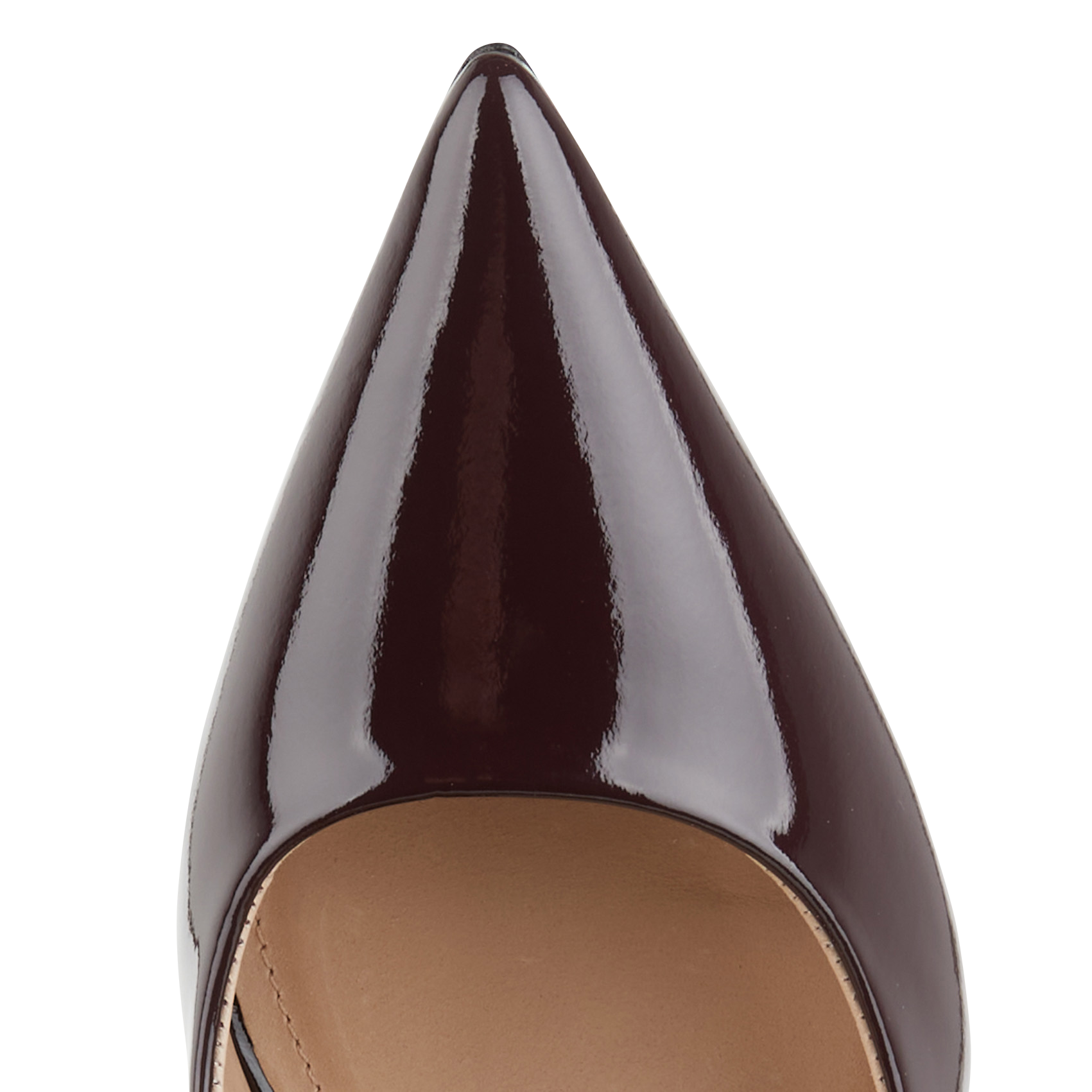 AELIA patent leather pumps COSMOPARIS Plums