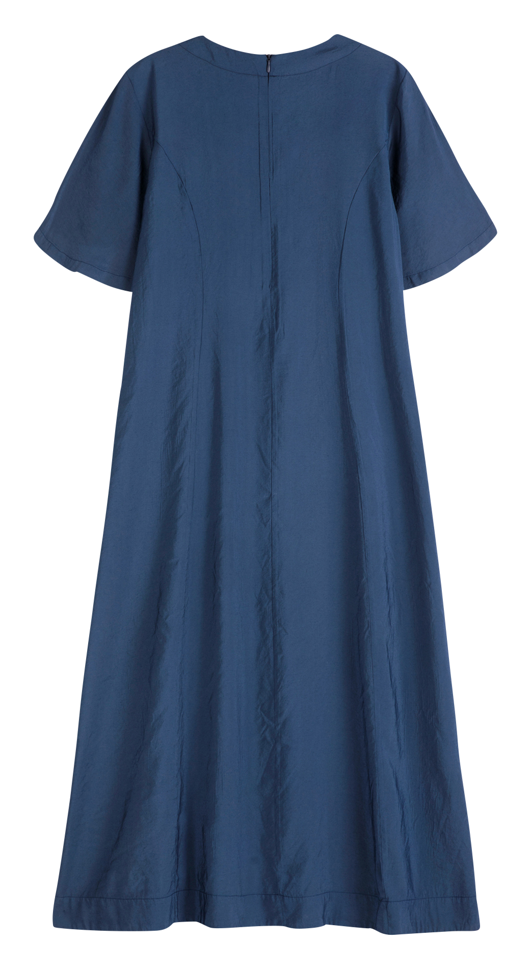 Uitlopende midi-jurk met borduurwerk BOBO CHOSES Blauw