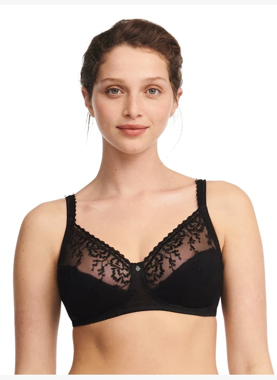 Non-wired support bra | Black by CHANTELLE Non-wired support bra Black