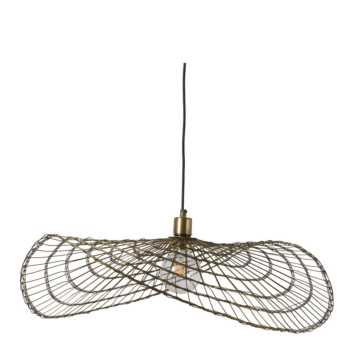 Suspension métal BLANC D'IVOIRE Beige