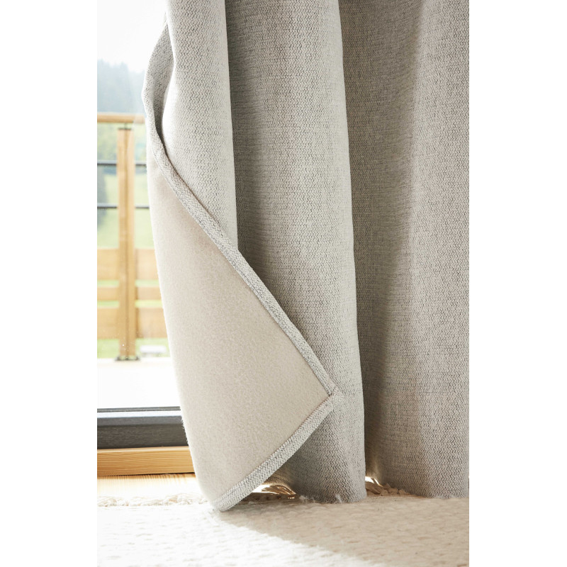 Blackout and Thermal Curtains L'EFFET PAPILLON White