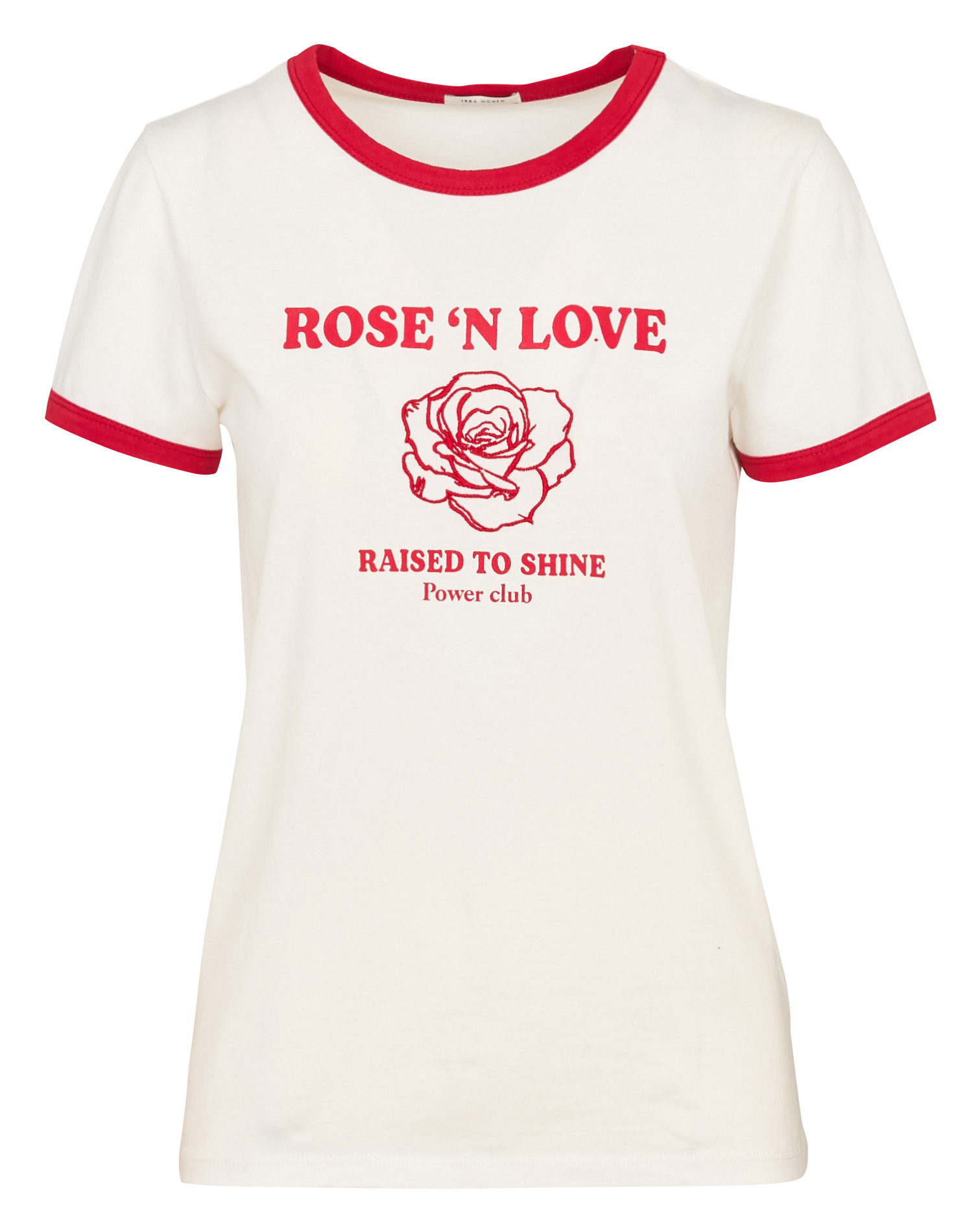 Tee-shirt col rond en coton IKKS Blanc