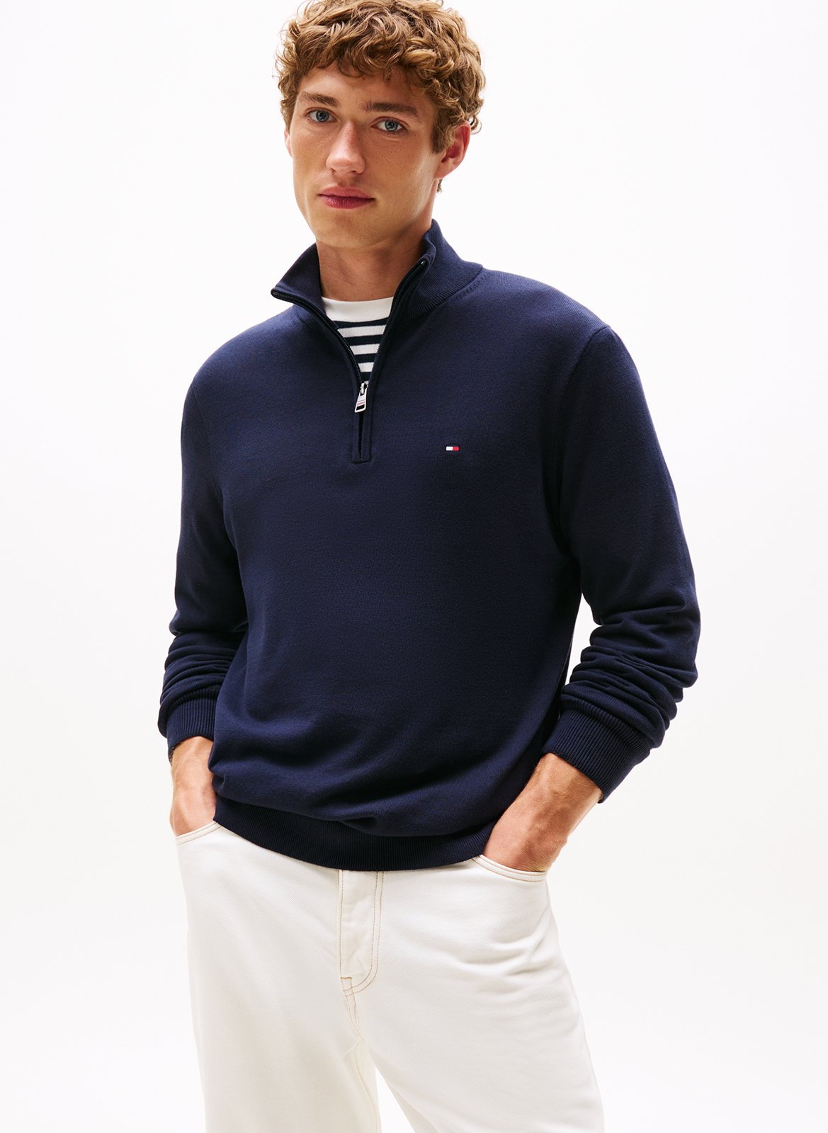 Straight cotton sweater TOMMY HILFIGER