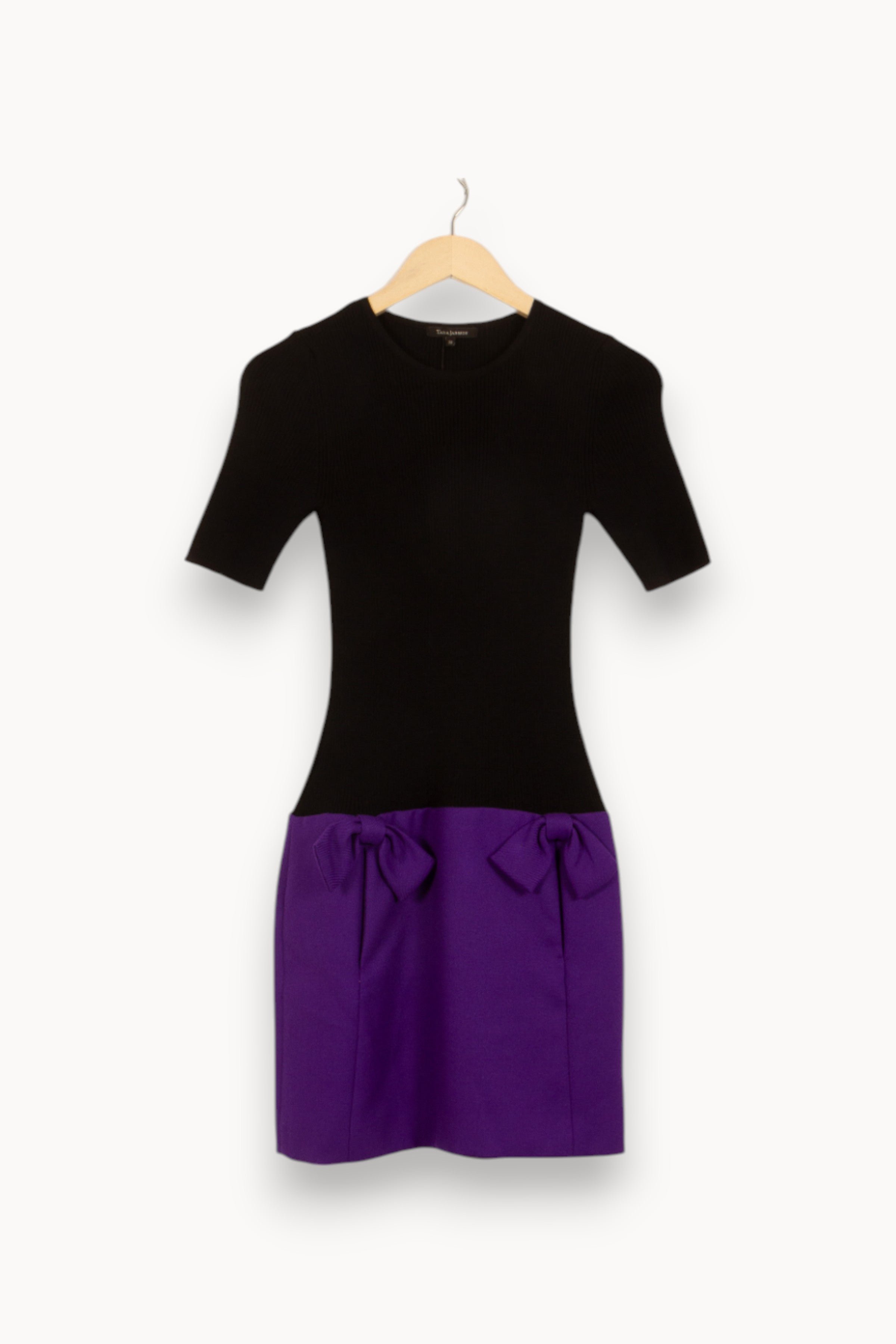 Midi dress TARA JARMON - Seconde Main Purple