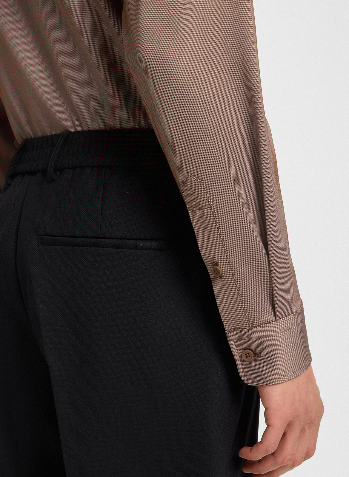 Slim-fit shirt BOSS Brown