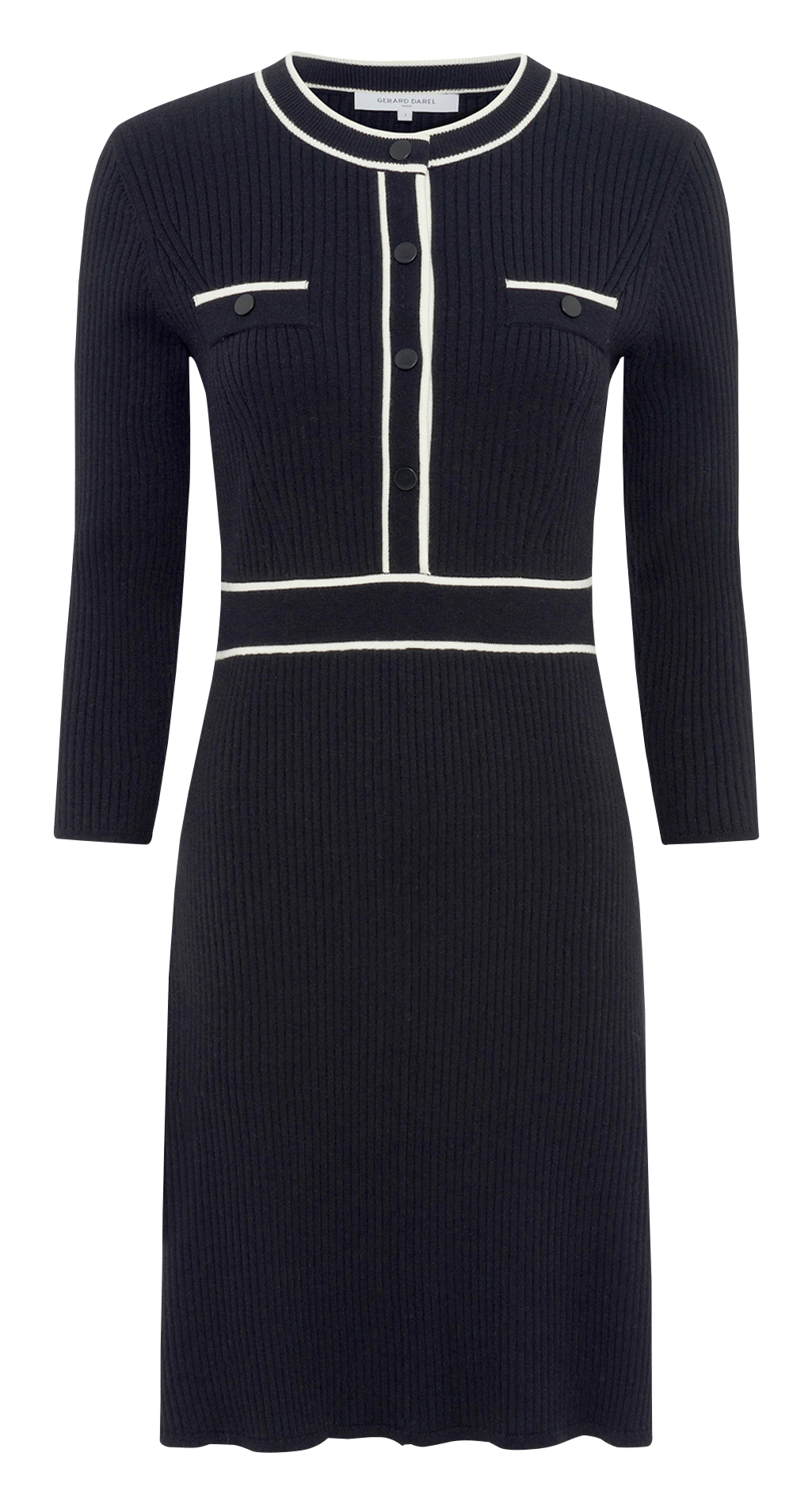 Robe courte col rond GERARD DAREL Noir