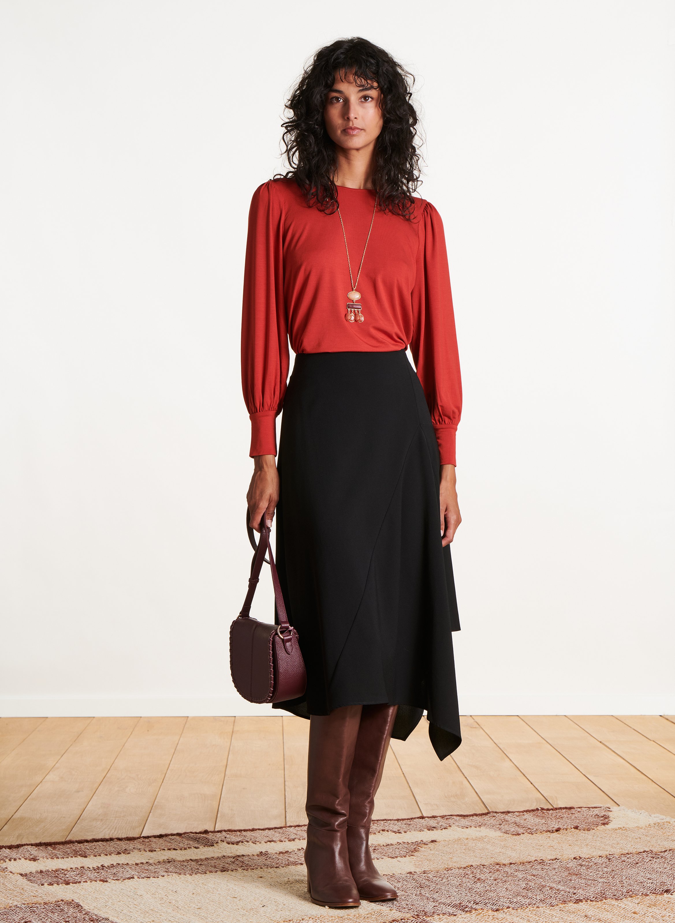 Oversized T-shirt LA FEE MARABOUTEE Rood