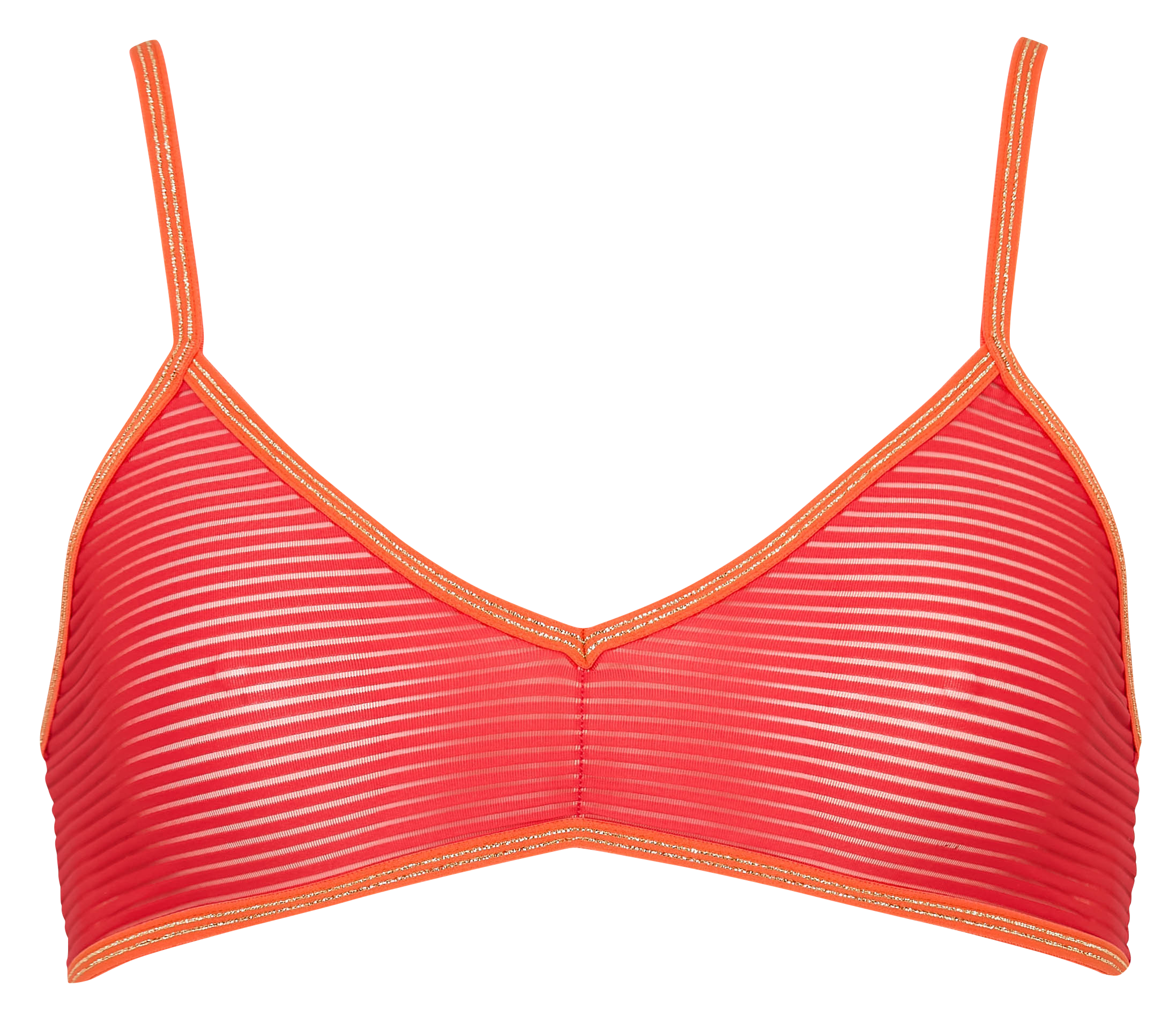 Gestreepte behatop LA NOUVELLE Oranje