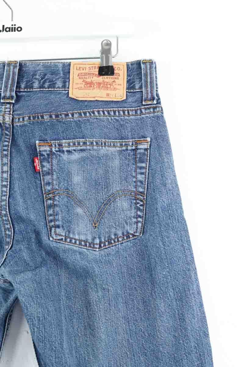 Cotton straight jeans LEVI'S - Seconde main Blue
