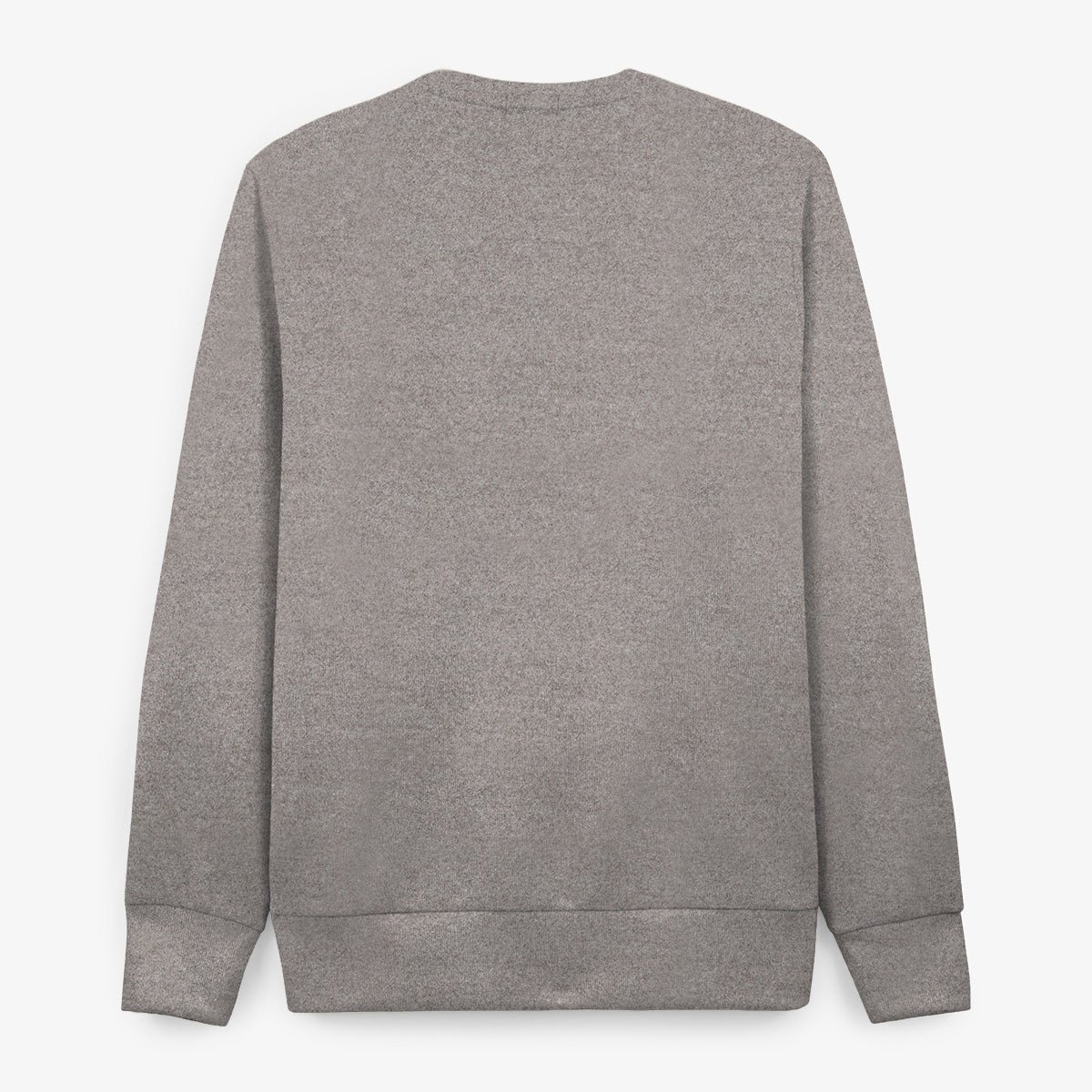 Plain round neck sweatshirt SERGE BLANCO Brown
