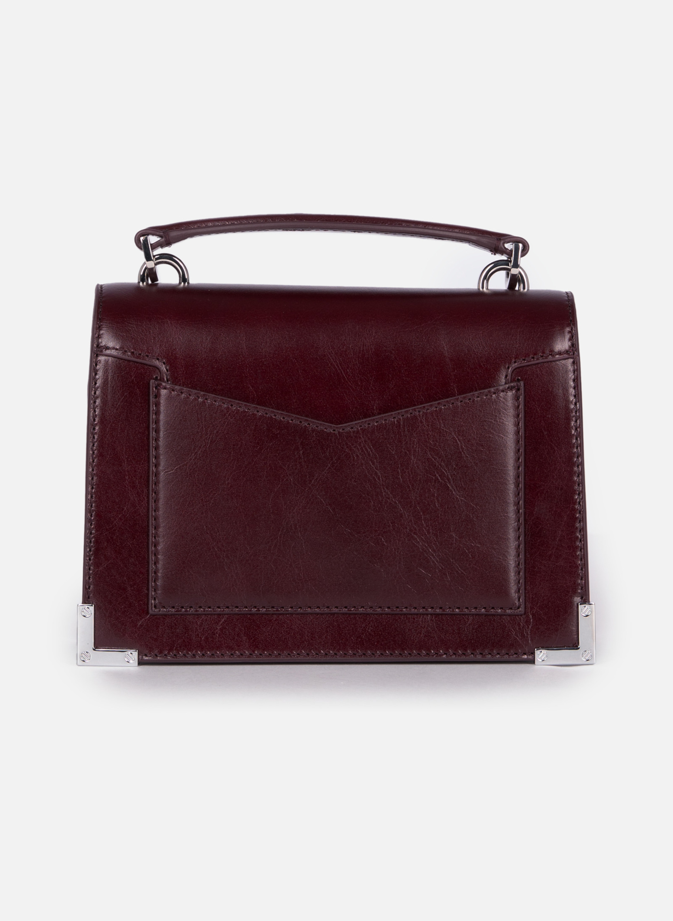 Emily small leather bag THE KOOPLES Red