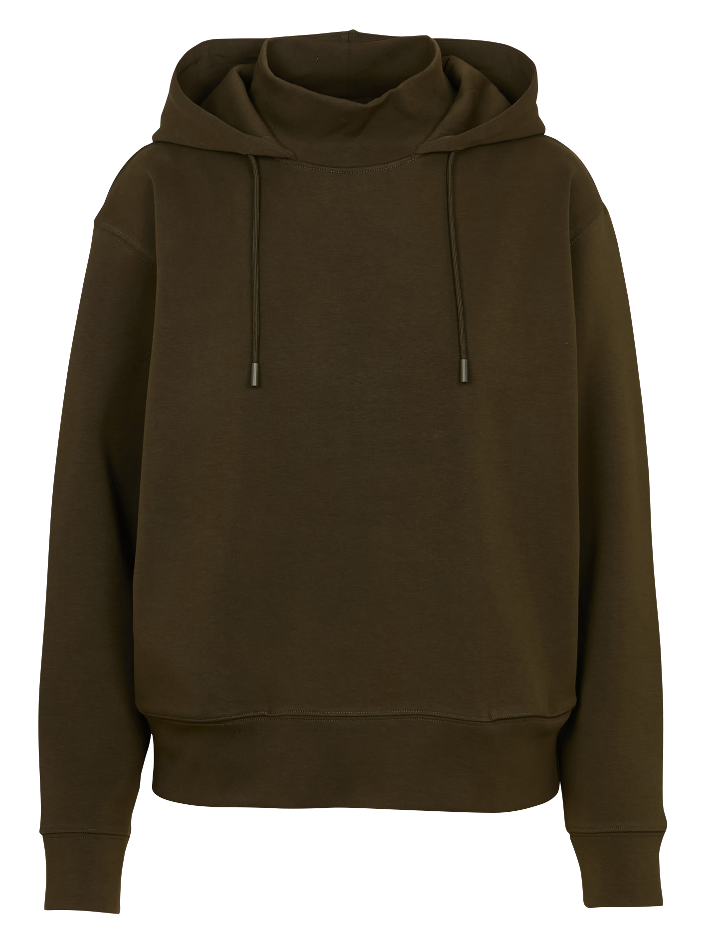 Sweat col rond en coton mélangé MAISON 123 Kaki