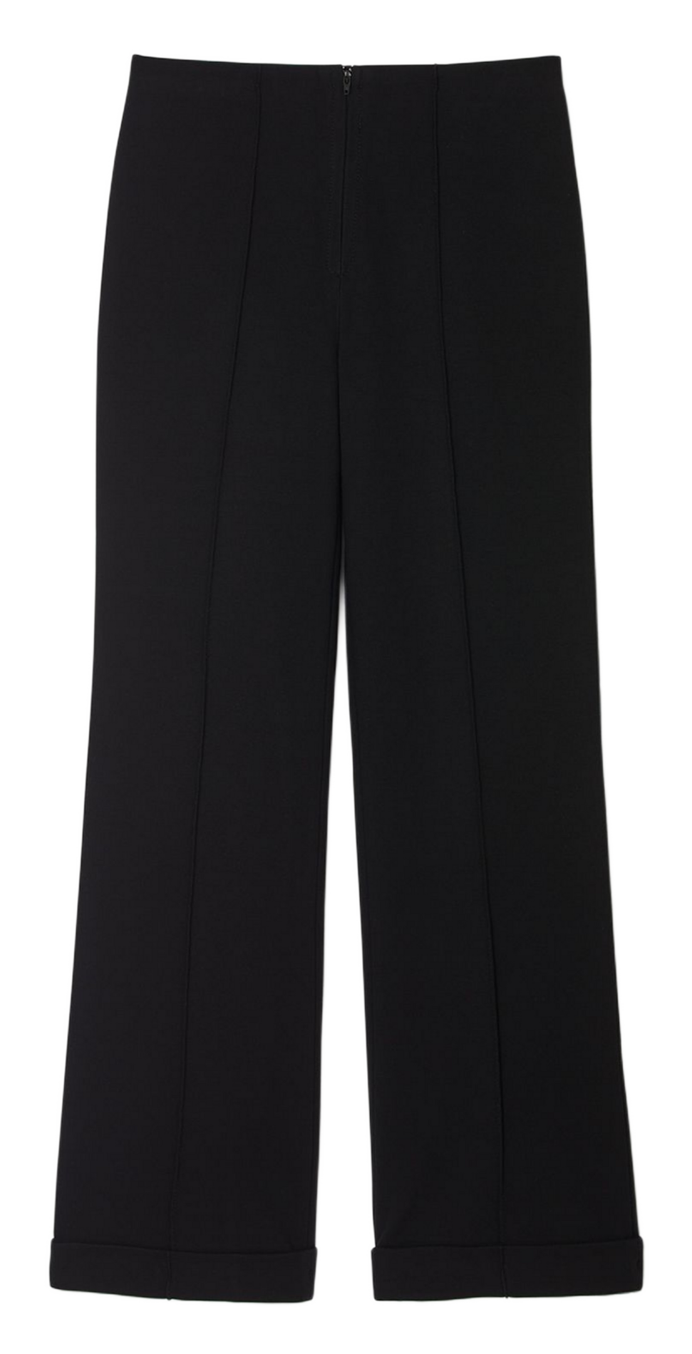 High-waisted flared pants SANDRO Black