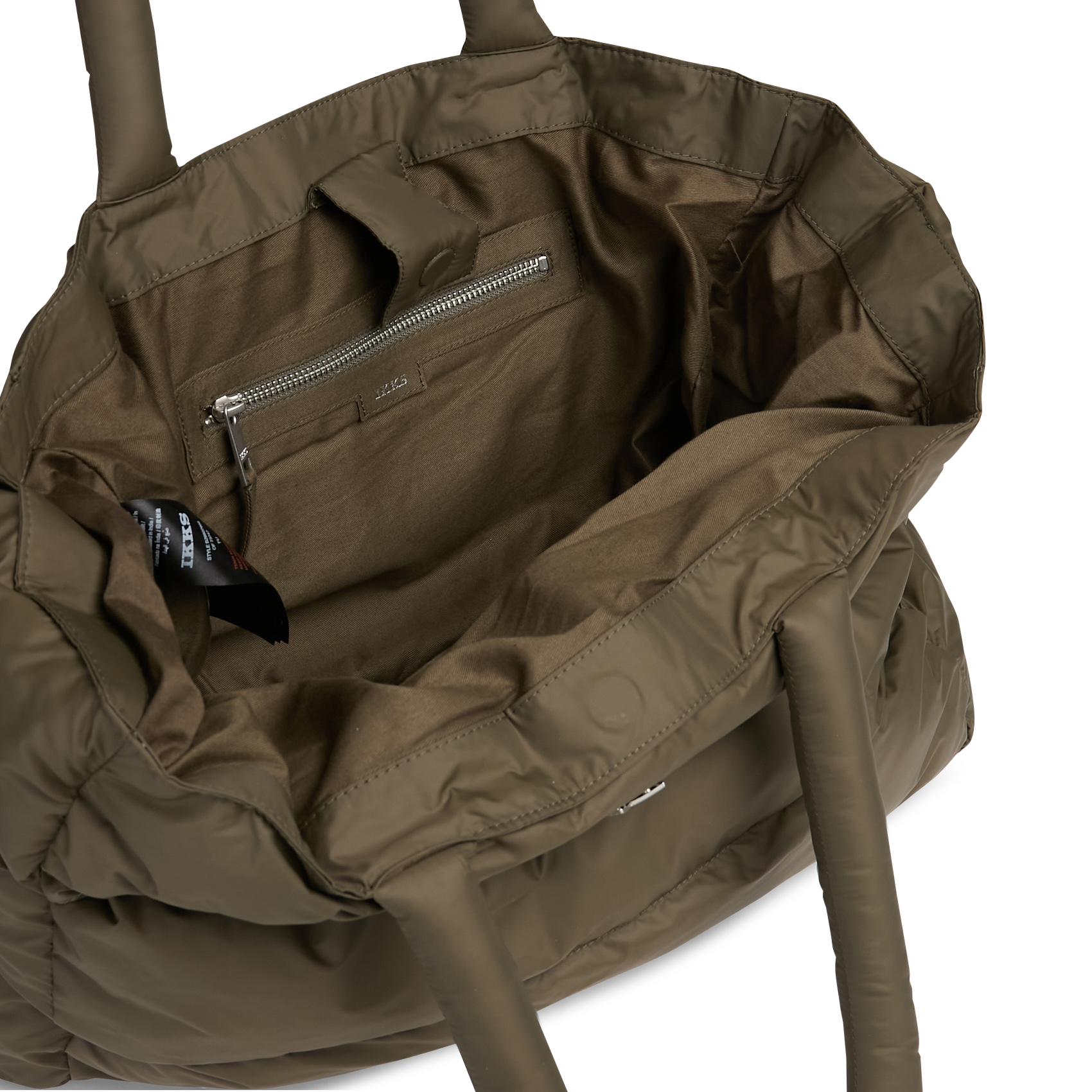 Quilted tote bag IKKS Khaki
