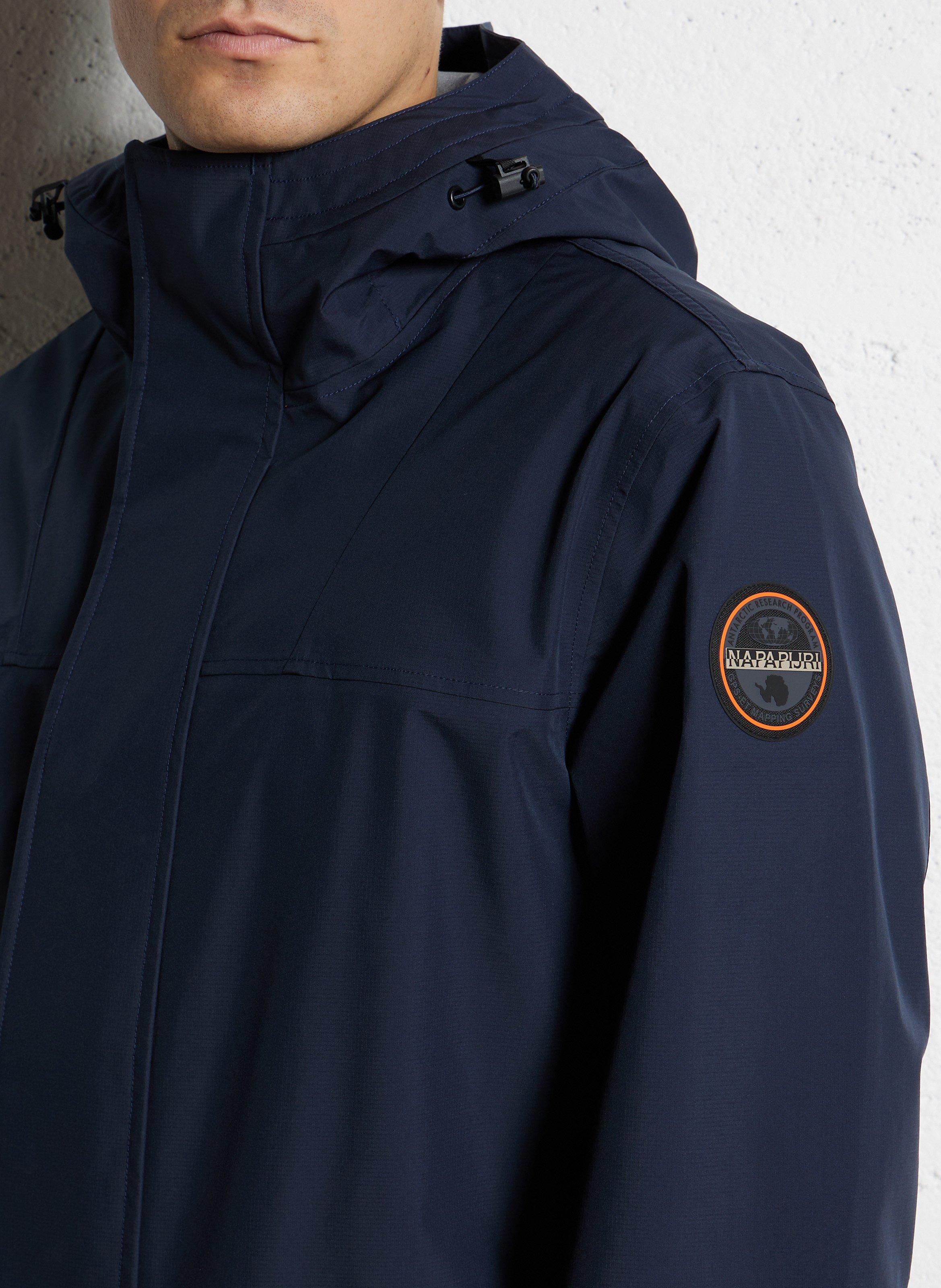 Veste droite à capuche  NAPAPIJRI Bleu