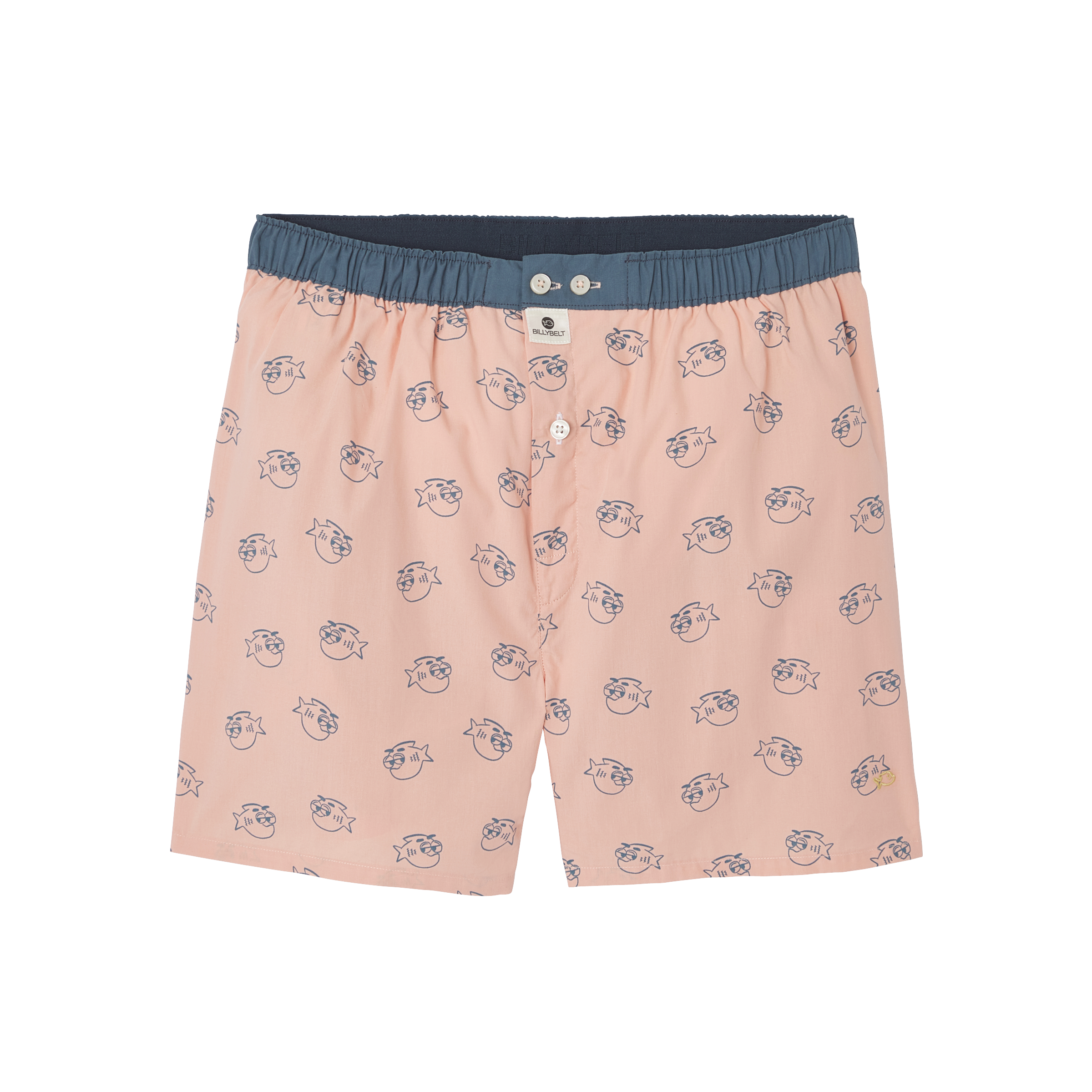 Organic cotton boxer shorts BILLYBELT Pink
