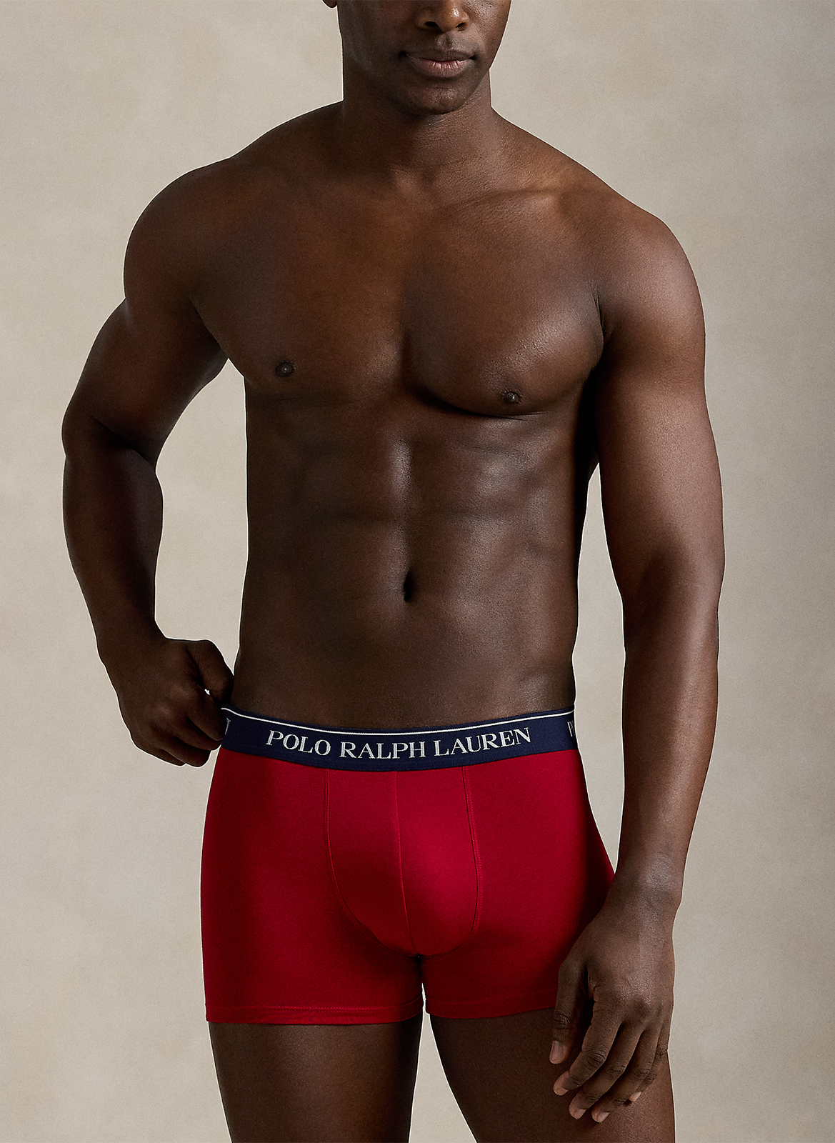 Lot de 3 boxers en coton mélangé POLO RALPH LAUREN Multicolore