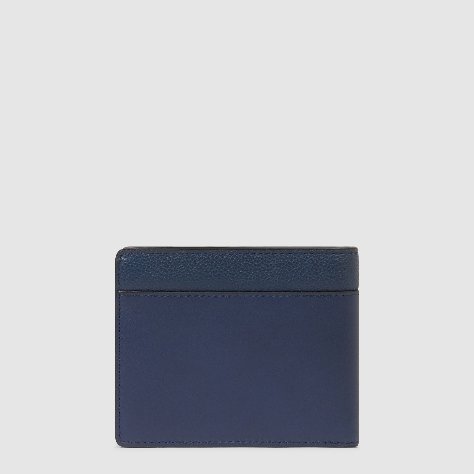 Babylon leather wallet PIQUADRO Blue