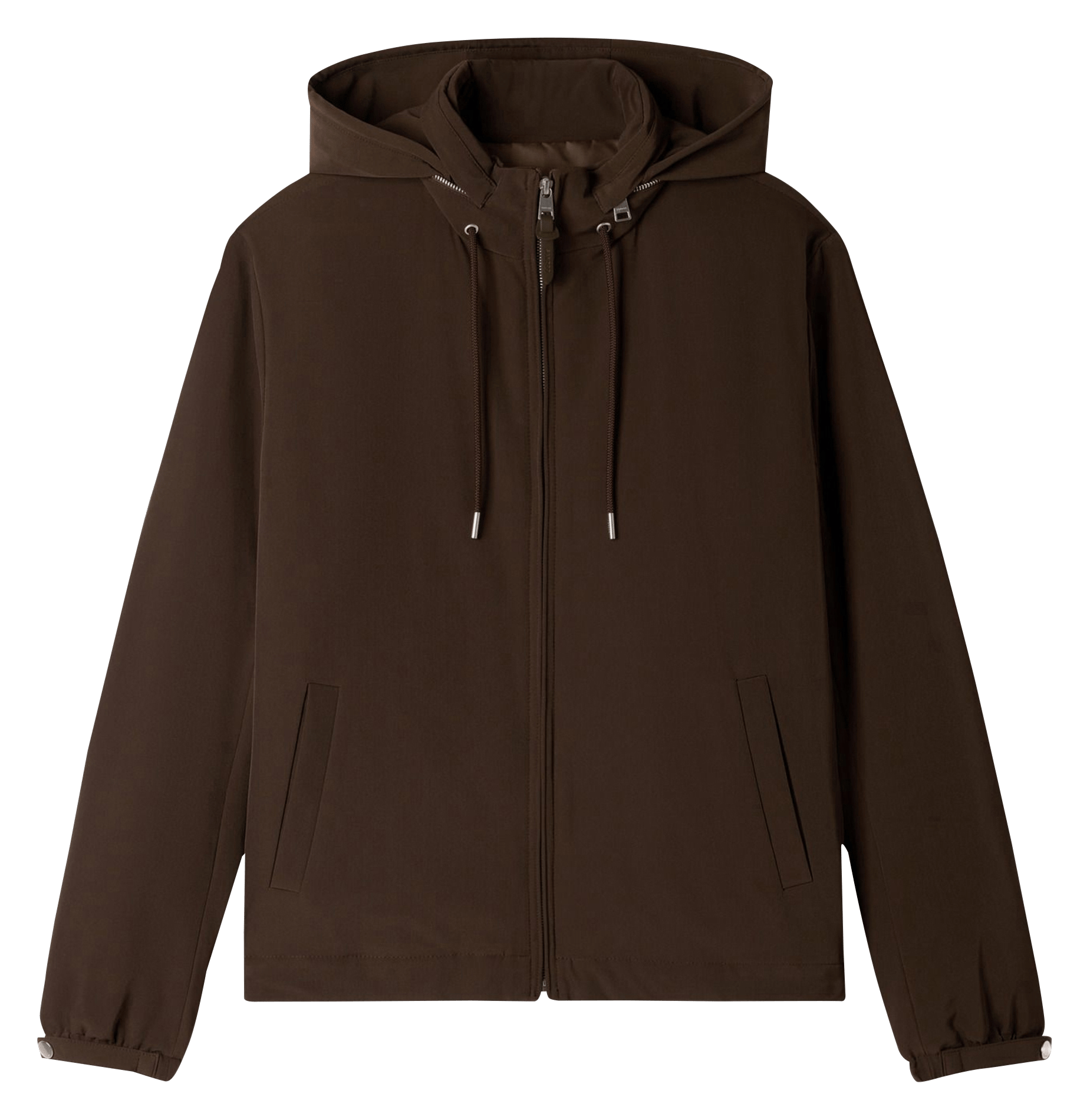 Sweat ajusté col montant | Marron SANDRO Homme