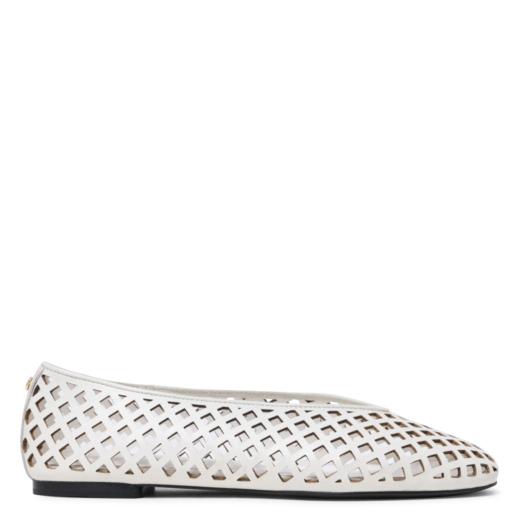 Ballerines en cuir  MAJE Blanc