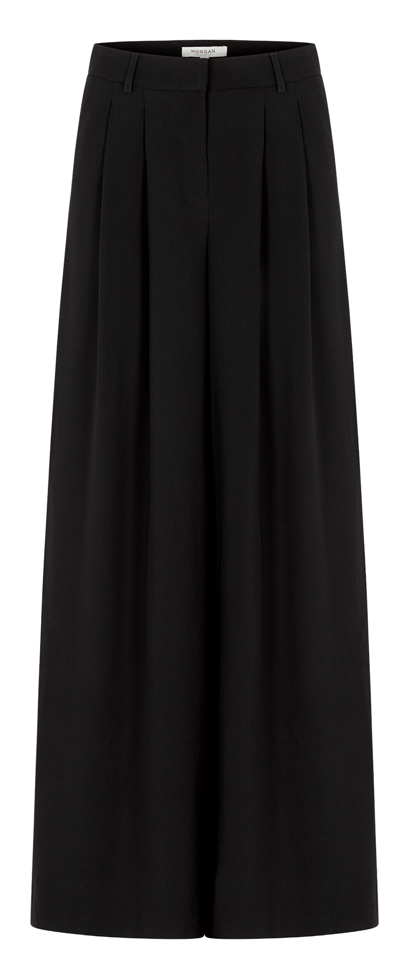 High-waisted wide-leg pants MORGAN Black