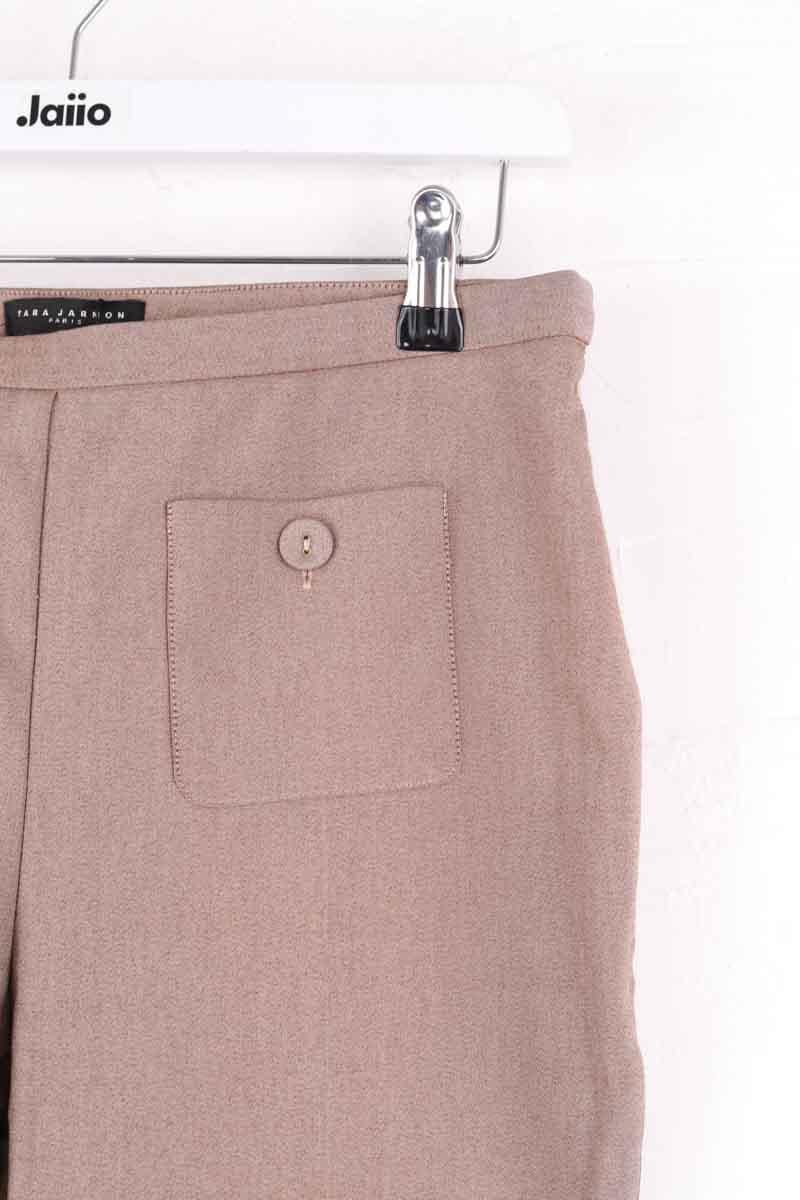 Straight-leg pants TARA JARMON - Seconde Main Beige