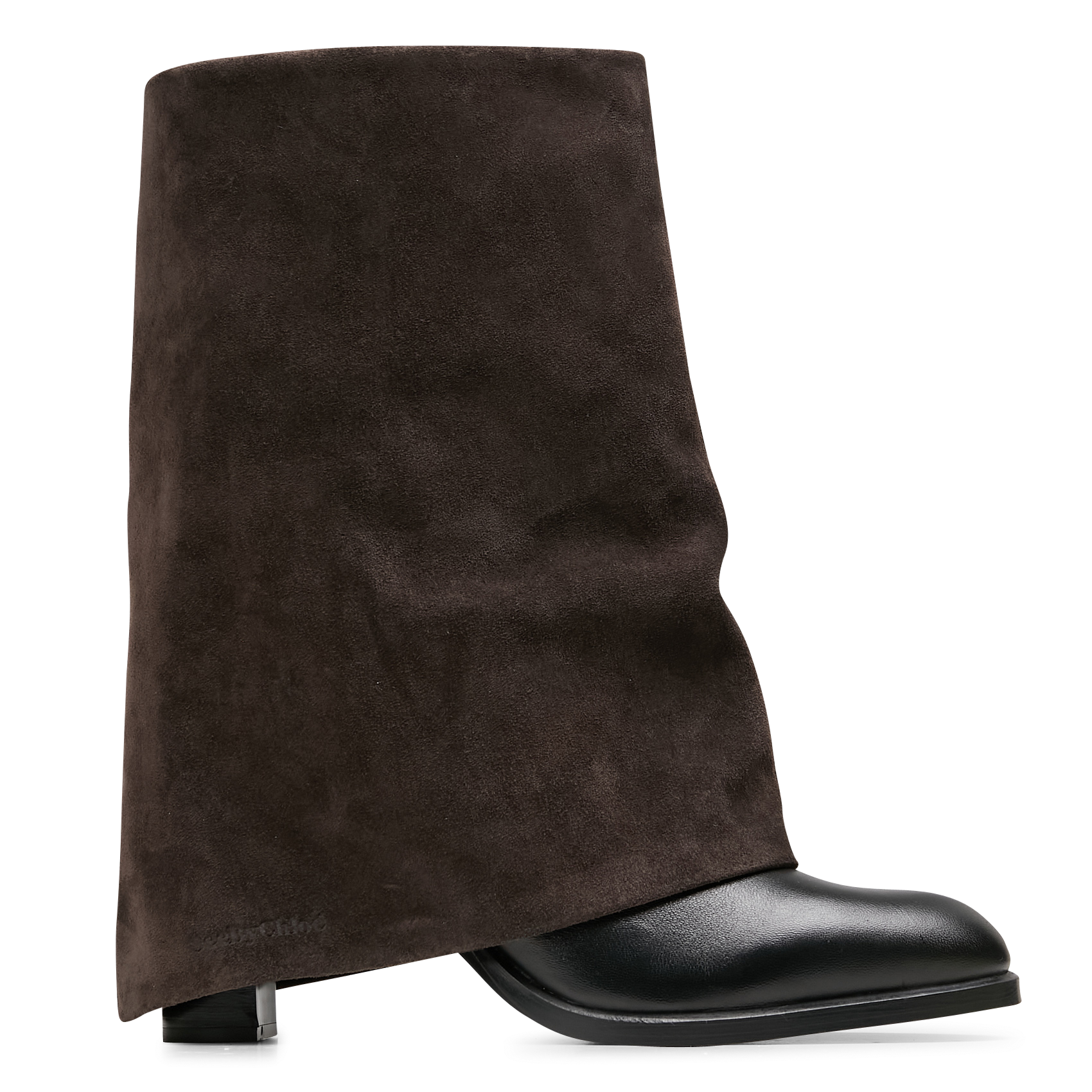 Dual-material ankle boots SEE BY CHLOE Black