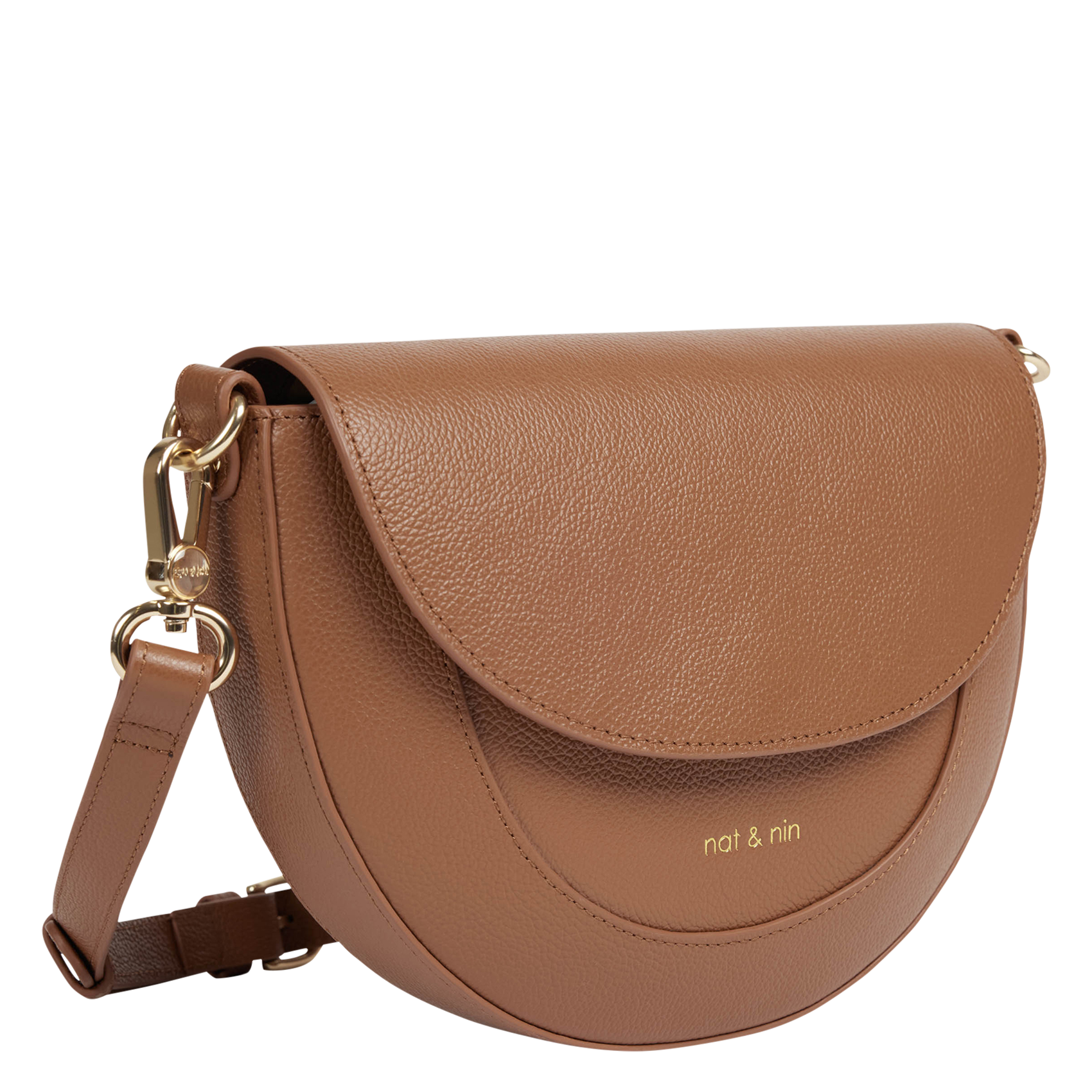 Aktentasche aus Nubukleder NAT & NIN Braun