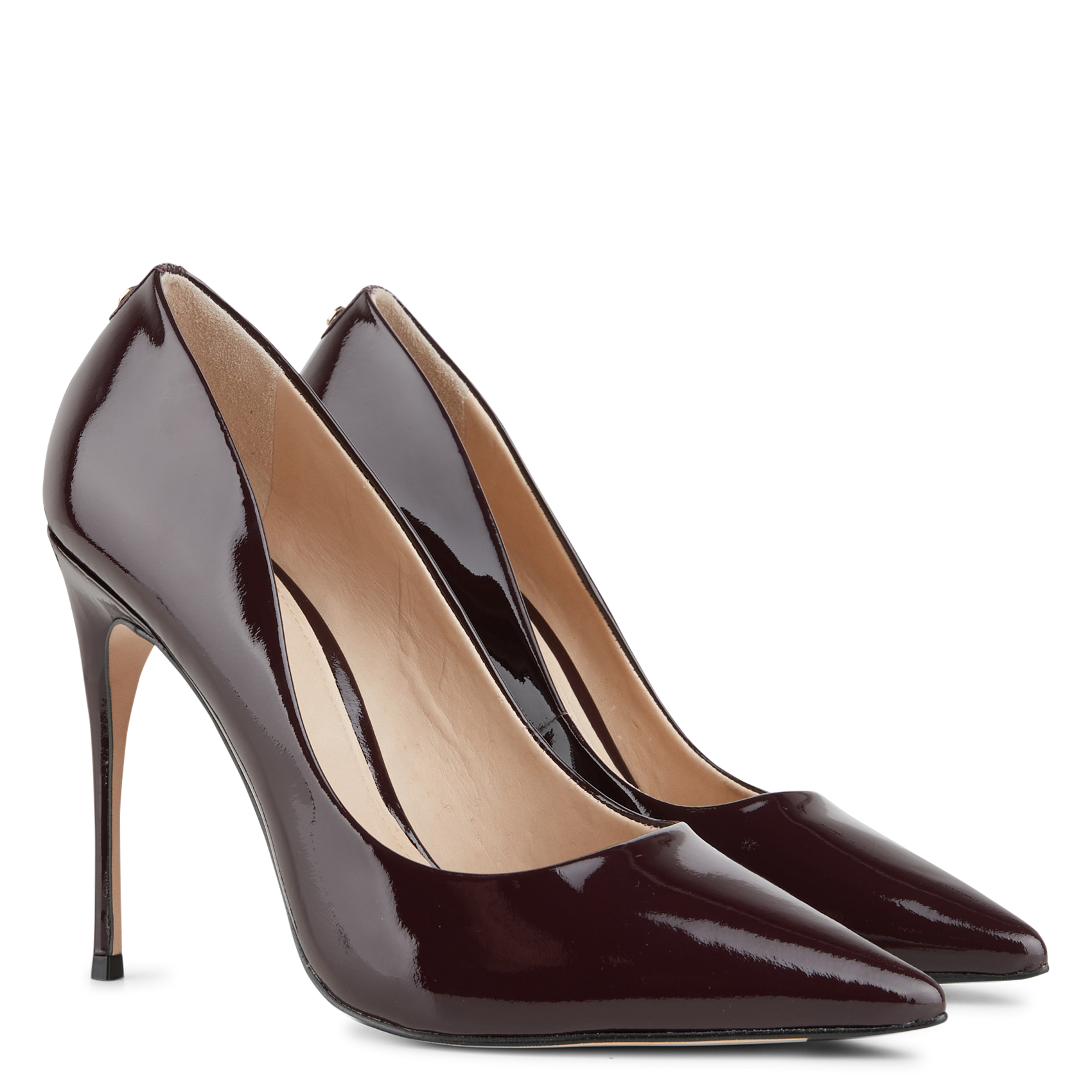 AELIA patent leather pumps COSMOPARIS Plums