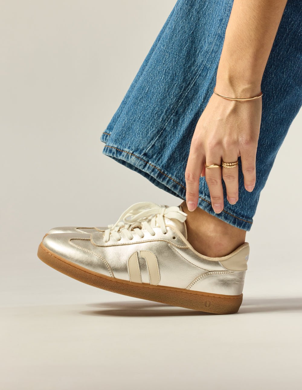 Baskets basses ODAJE EX. M.MOUSTACHE Argent