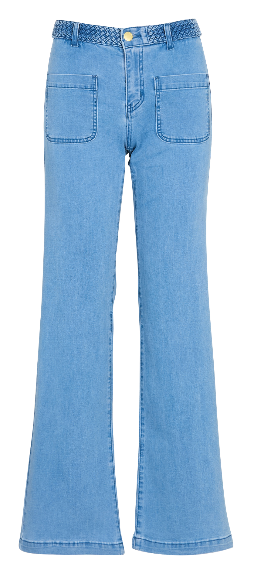 Jean flare en coton mélangé LA PETITE ETOILE Jean Stone