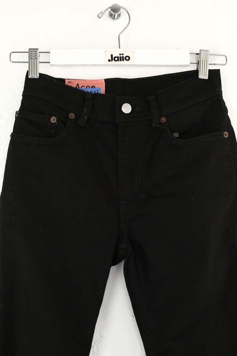 Cotton skinny jeans ACNE STUDIOS - Seconde Main Black