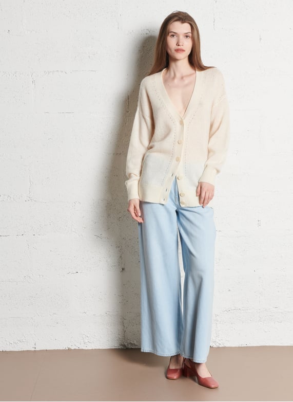 Gekleurde straight-fit jeans met 5 zakken - Look 5