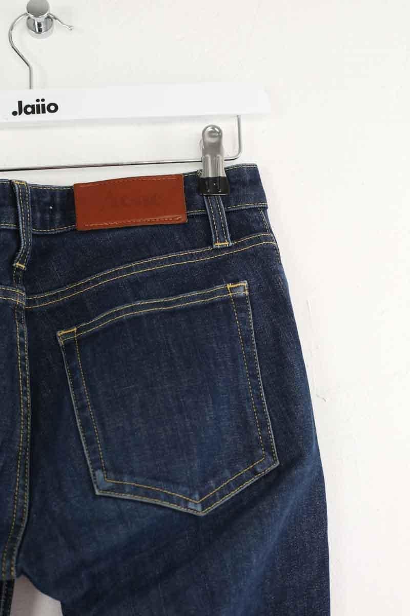 Cotton skinny jeans ACNE STUDIOS - Seconde Main Blue