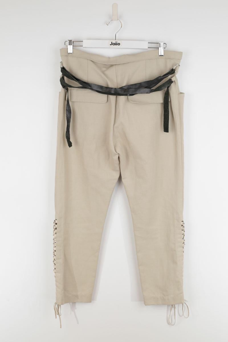 Slim cotton trousers ISABEL MARANT - Seconde Main Beige