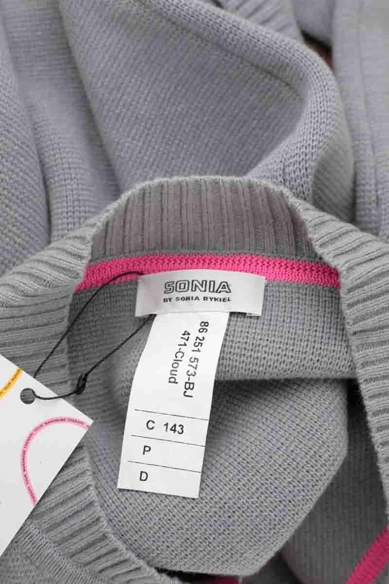 Chip wool cardigan SONIA RYKIEL - Seconde Main Grey