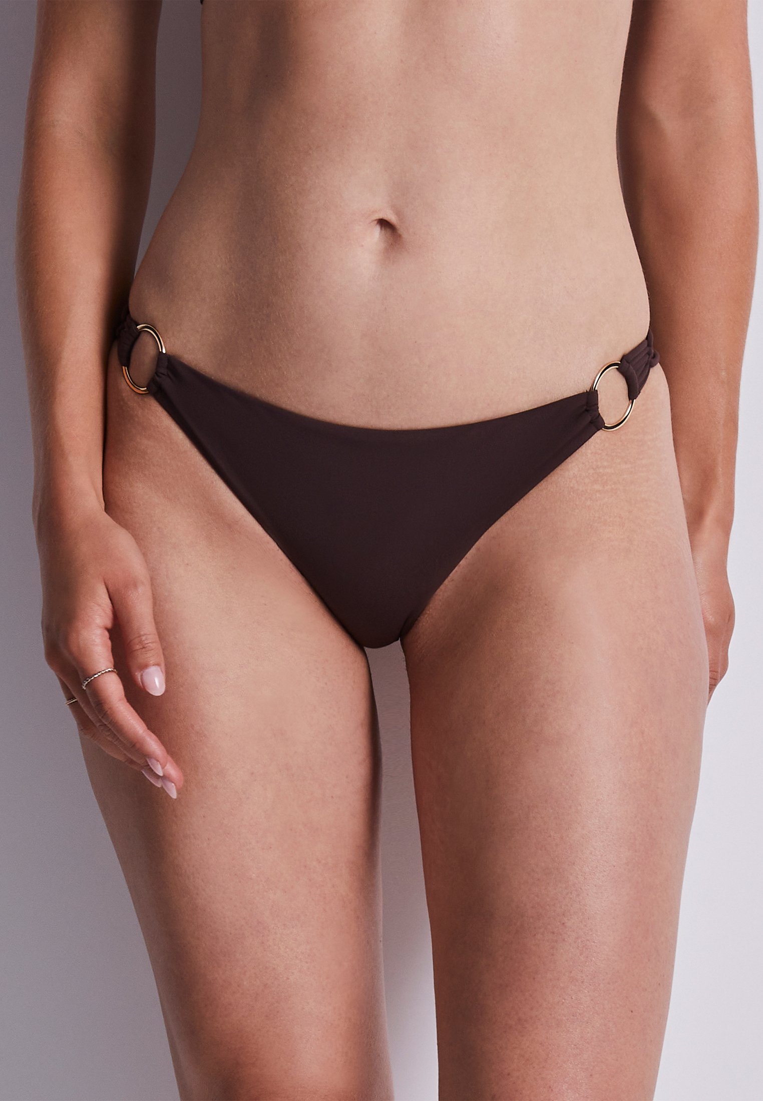 Mini-heart bikini bottoms AUBADE Brown
