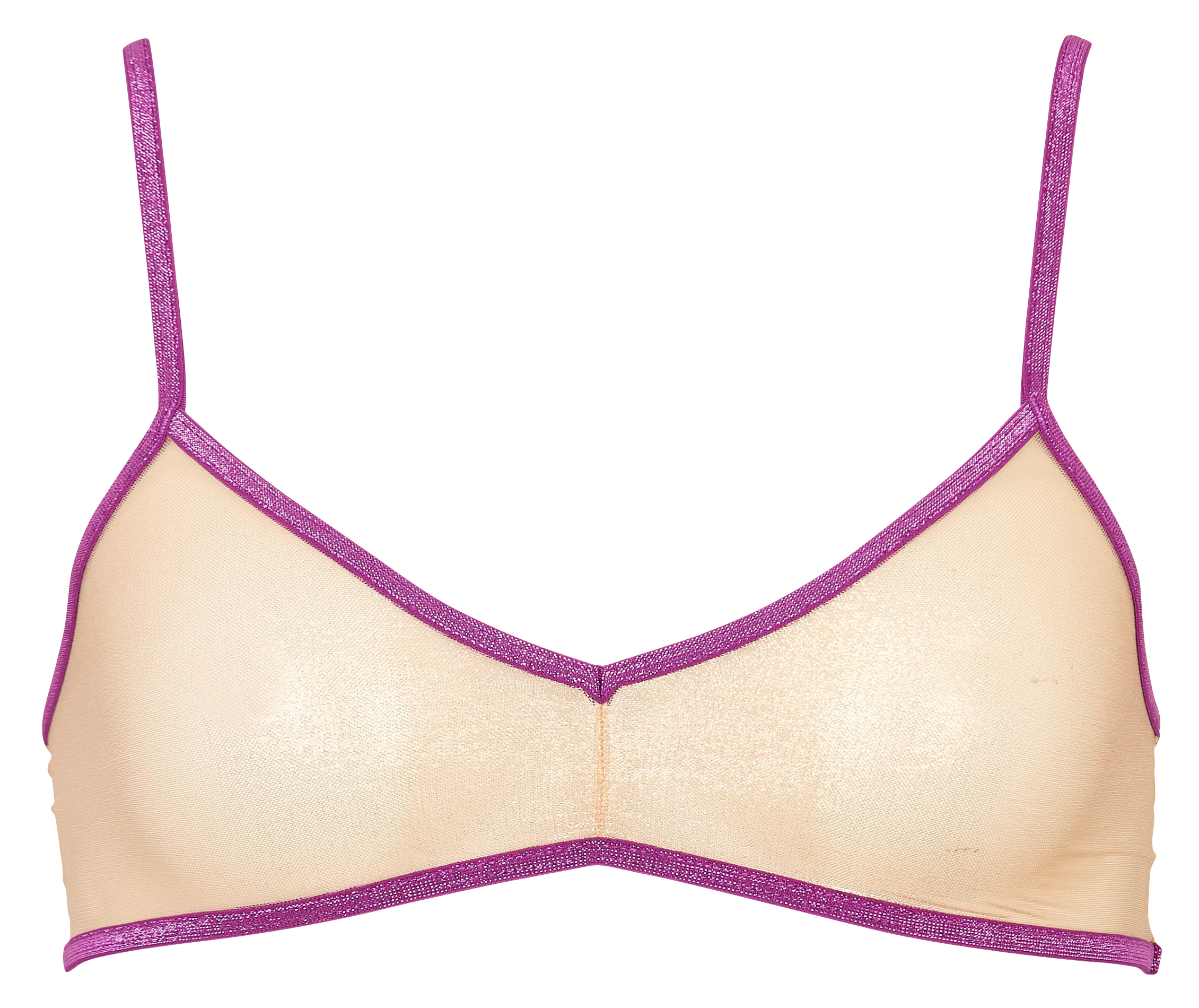 Brassière mesh transparent LA NOUVELLE Doré
