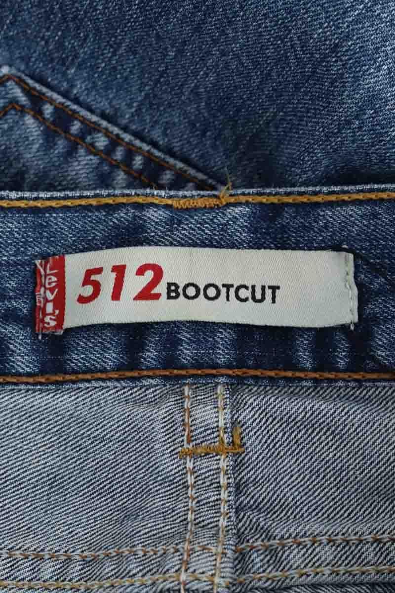 Cotton straight jeans LEVI'S - Seconde main Blue