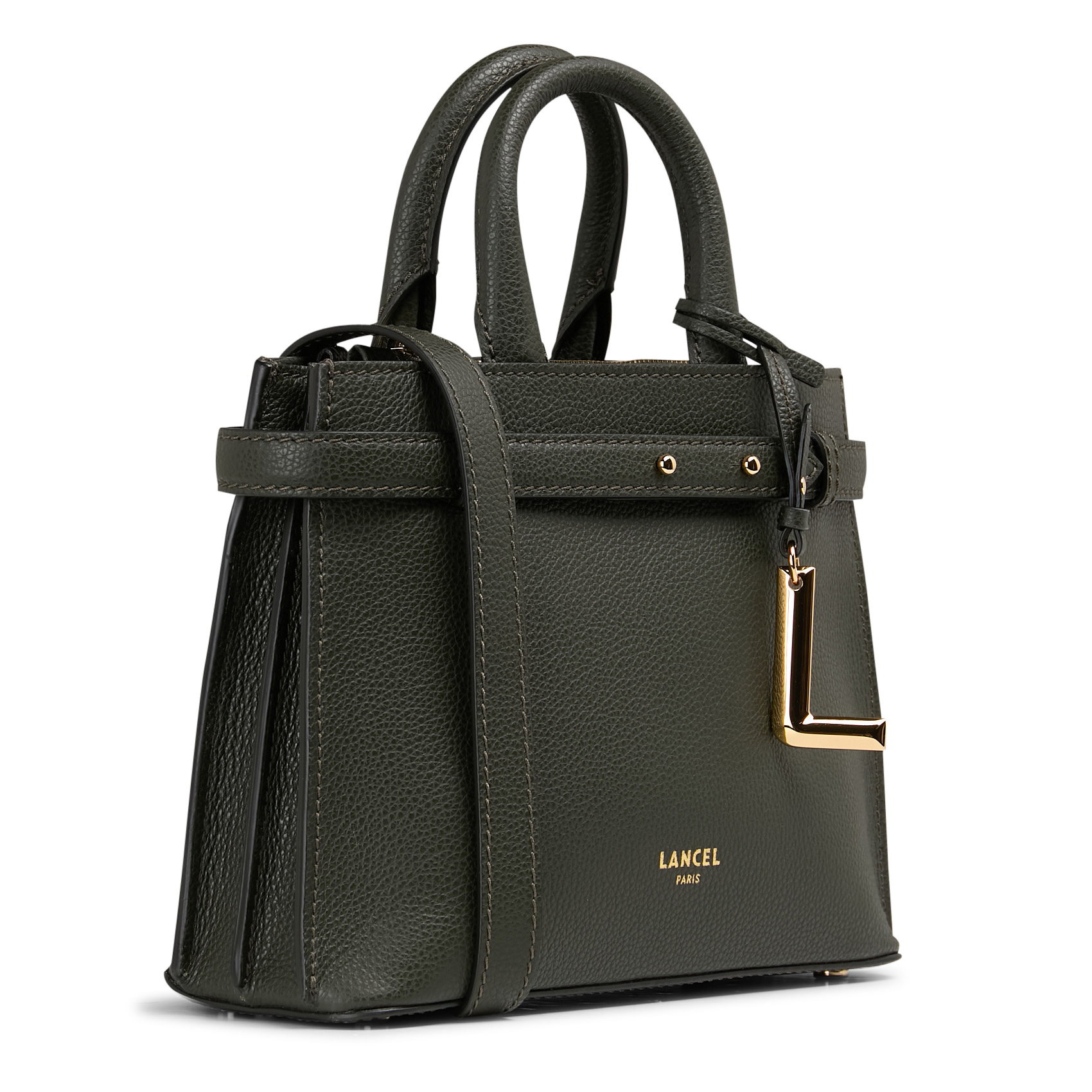 Sac bandoulière en cuir LANCEL Vert