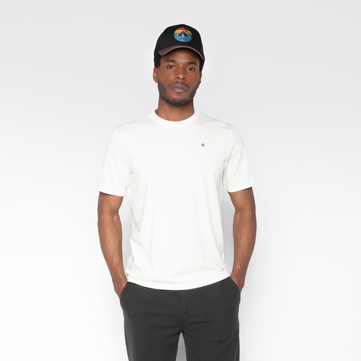 T-shirt manches courtes SERGE BLANCO Blanc