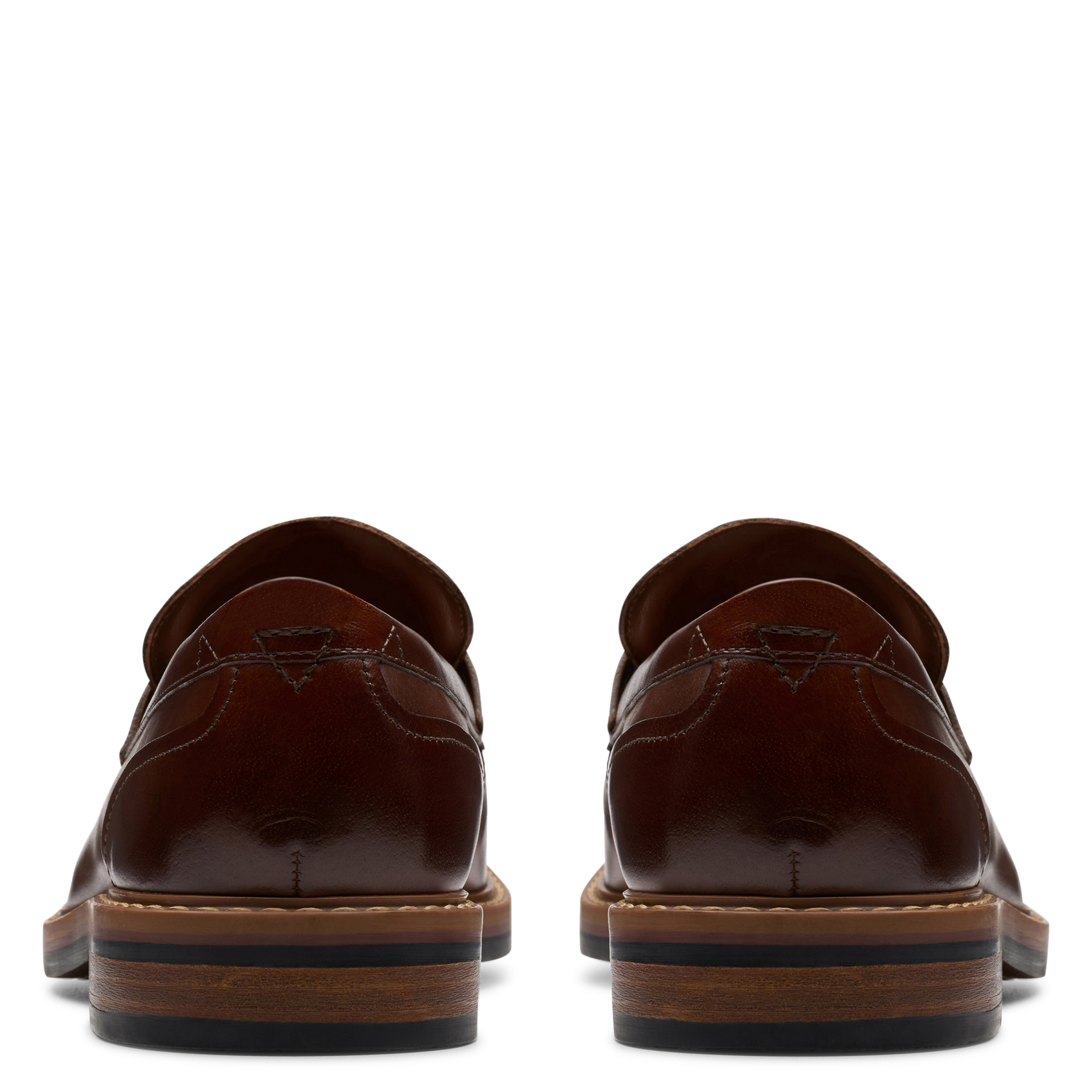 Mocassins en cuir CLARKS Marron