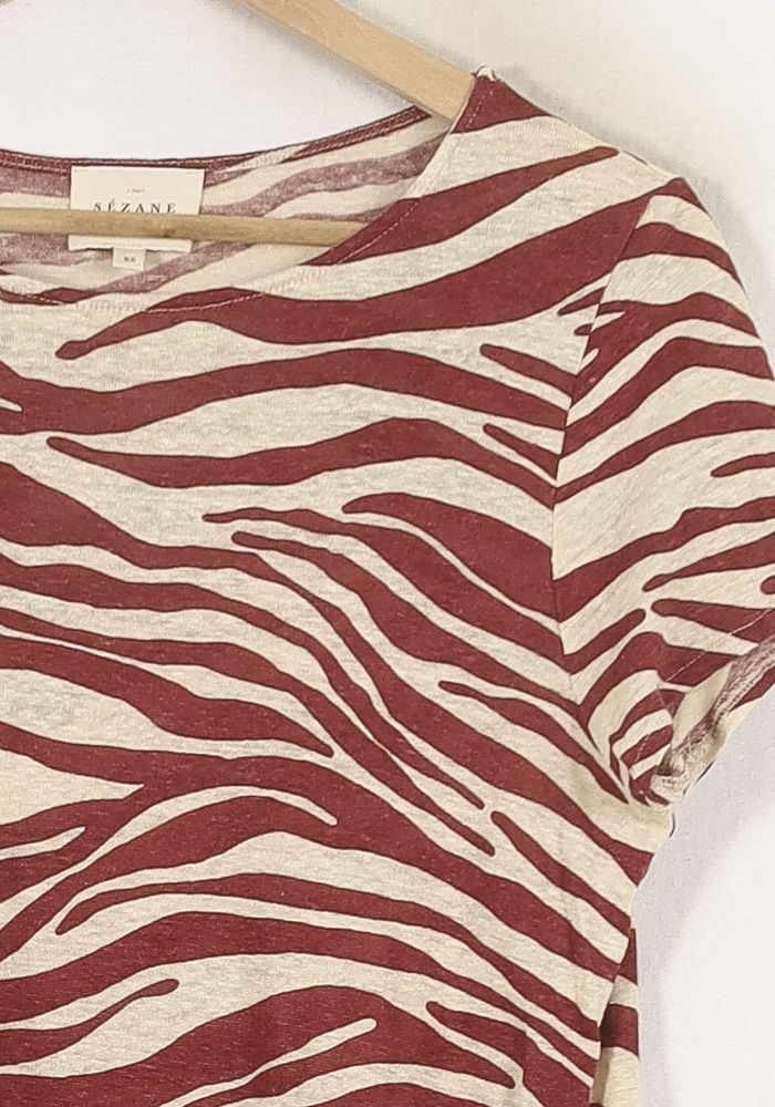 Tommy Badge T-shirt SEZANE - Seconde main Multicolored