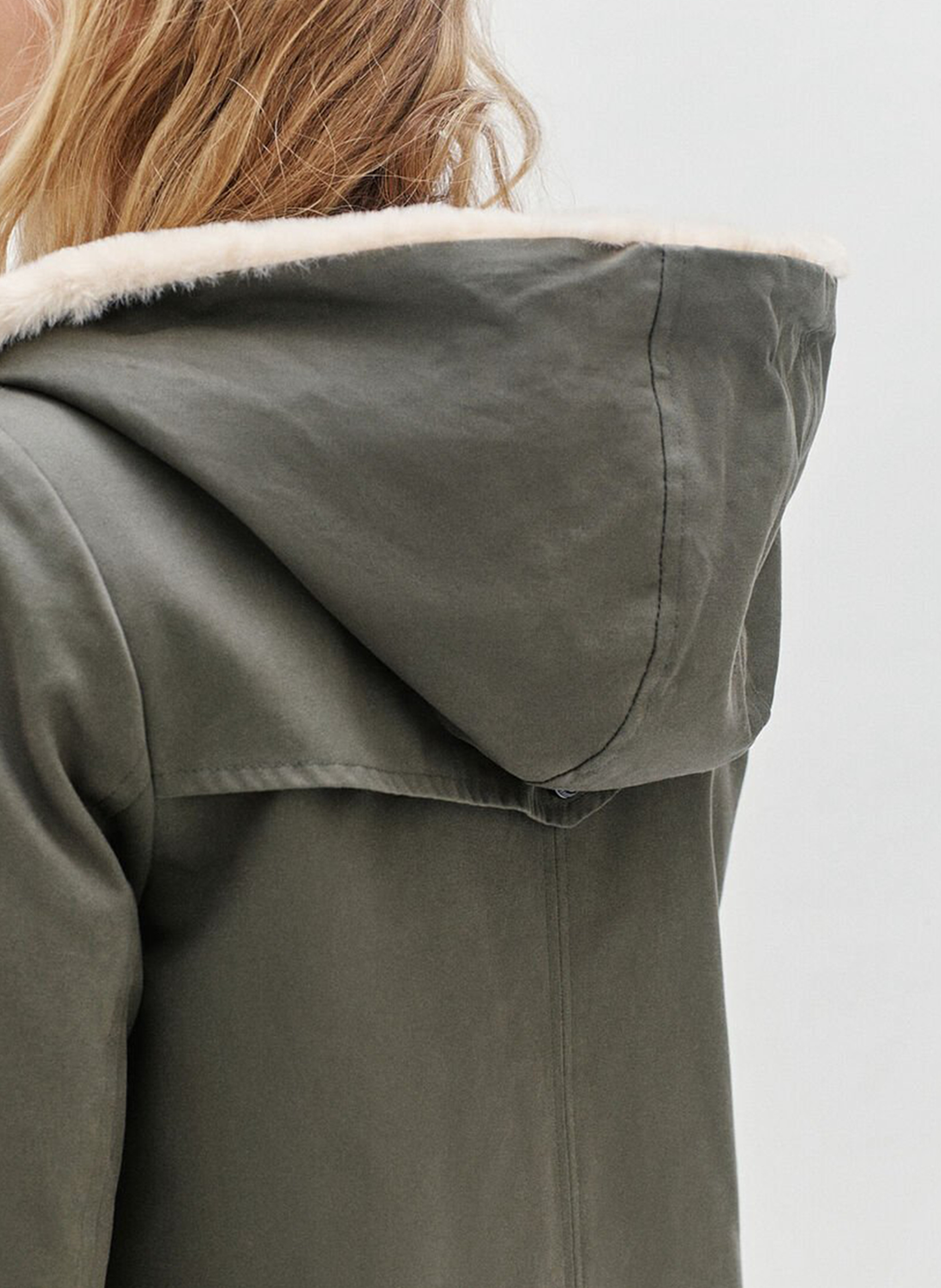 Manteau à capuche CAROLL Vert