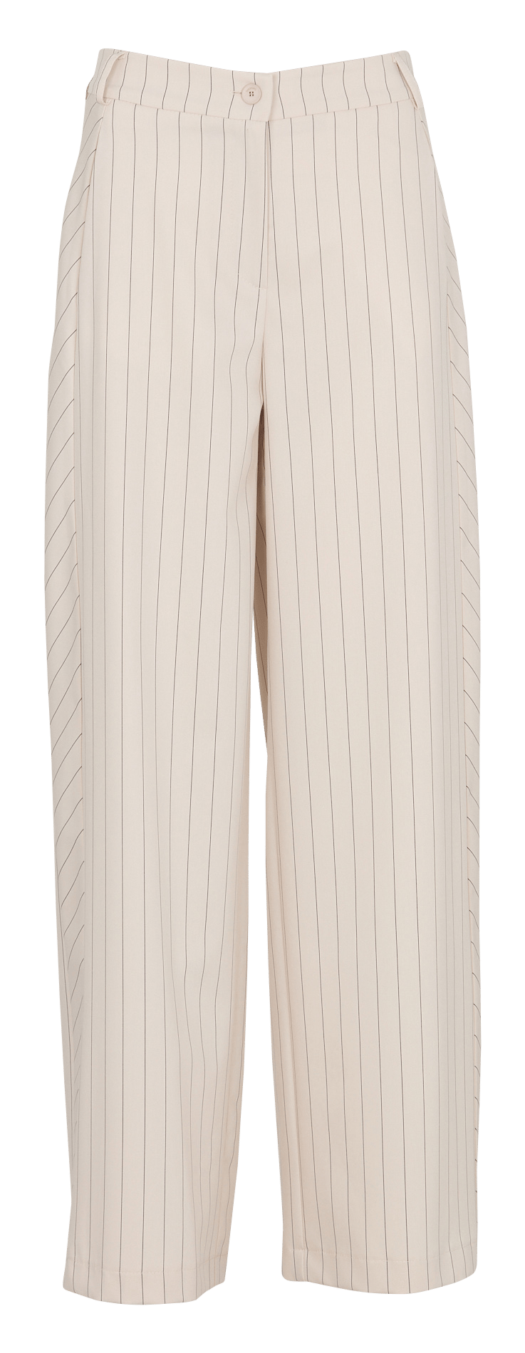 Wijde, gestreepte broek IMPERIAL Beige