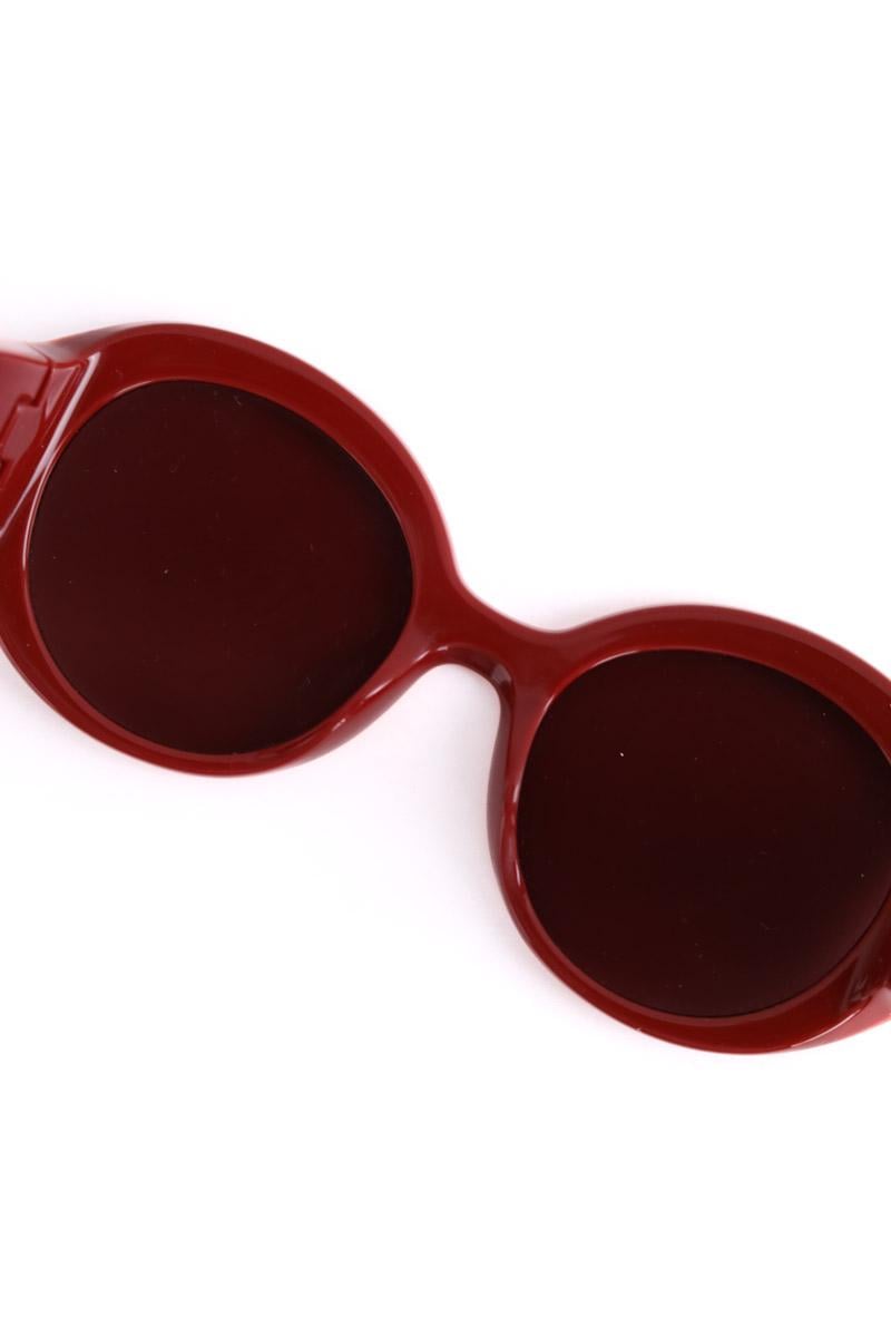 Lunettes surdimensionné LONGCHAMP - Seconde Main Rouge