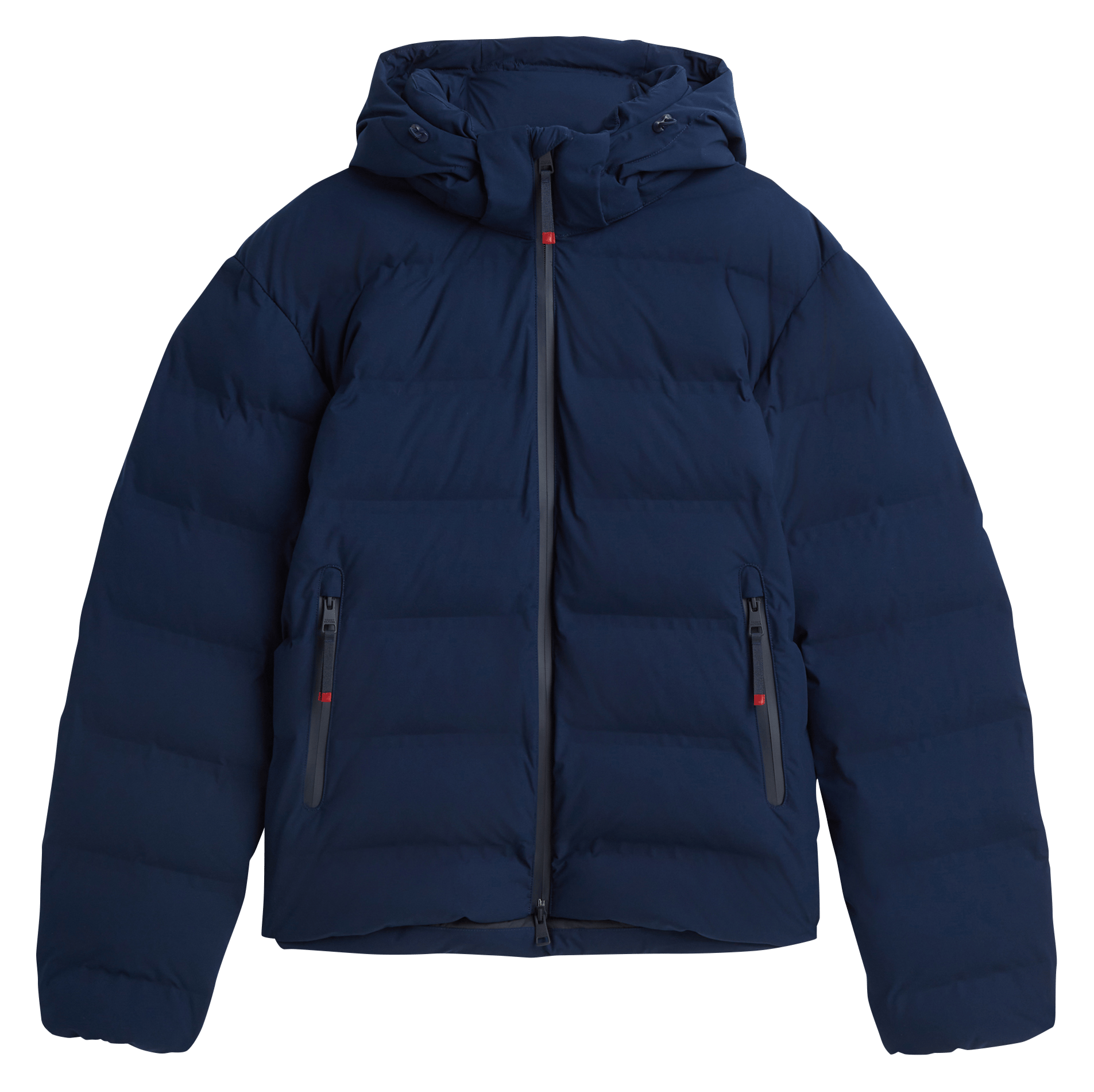 High-neck padded jacket TOMMY HILFIGER Blue