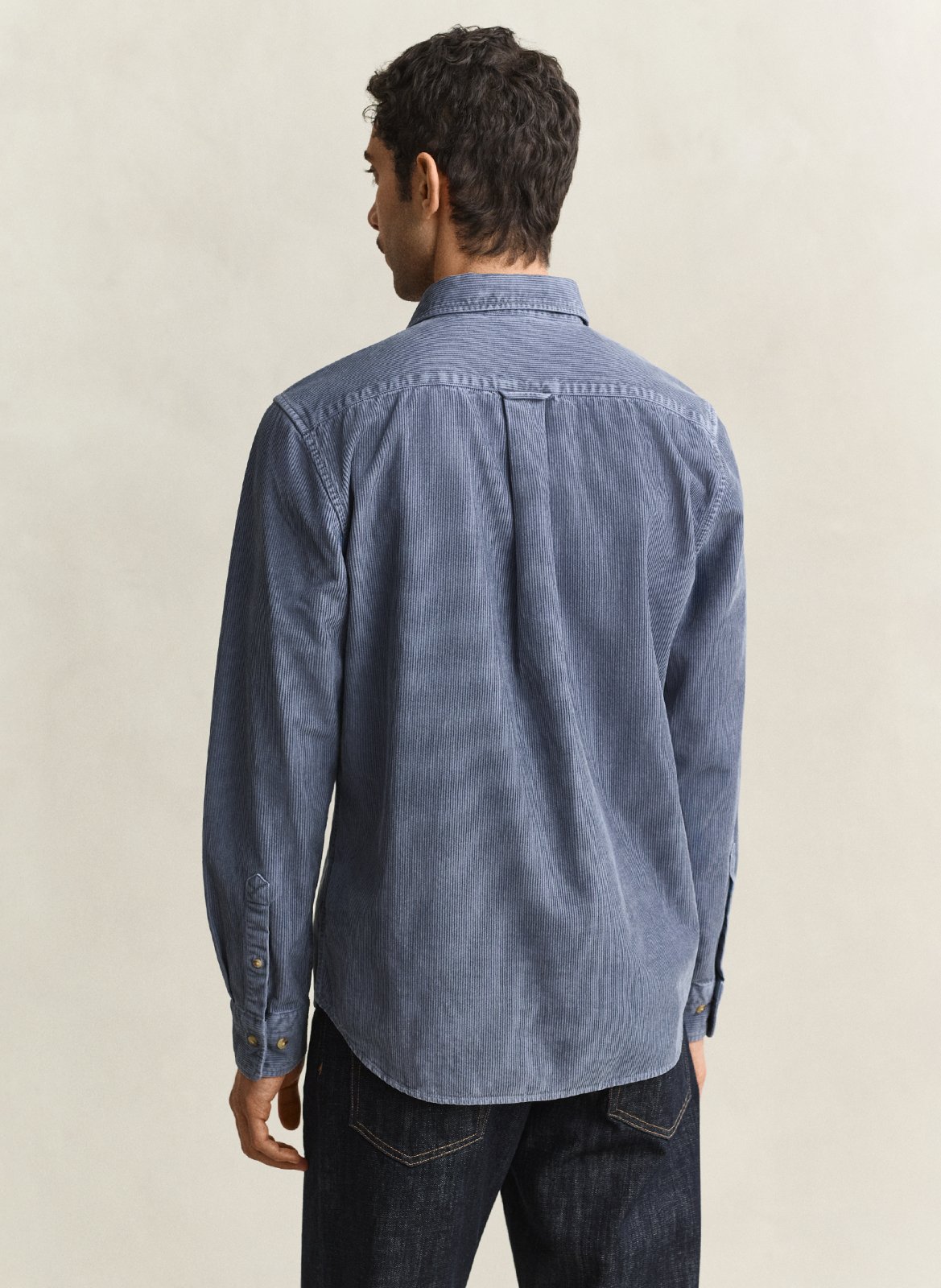 Bluse aus Bio-Baumwolle mit klassischem Kragen GANT Blau